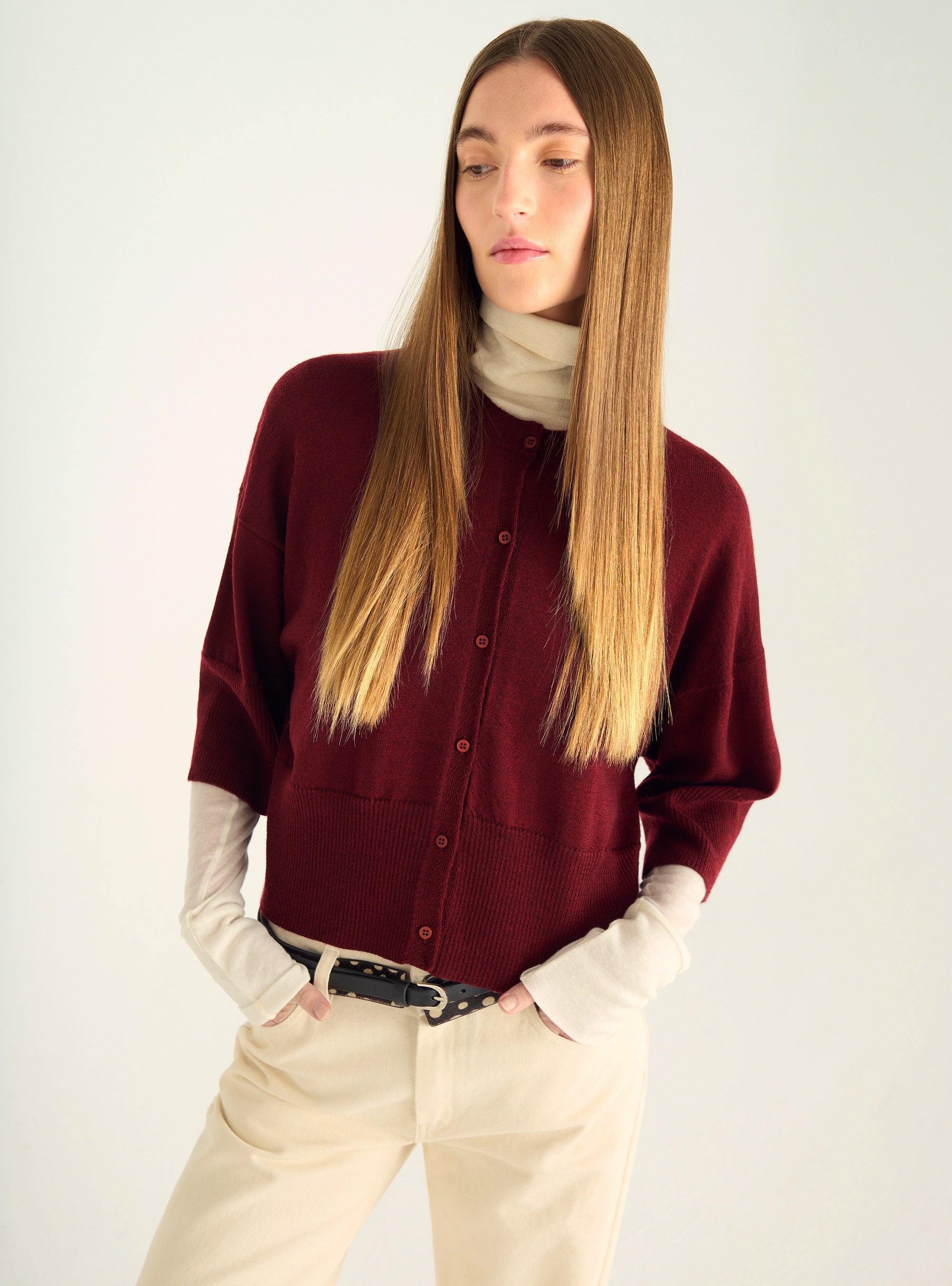 Short-sleeved cardigan T-shirt