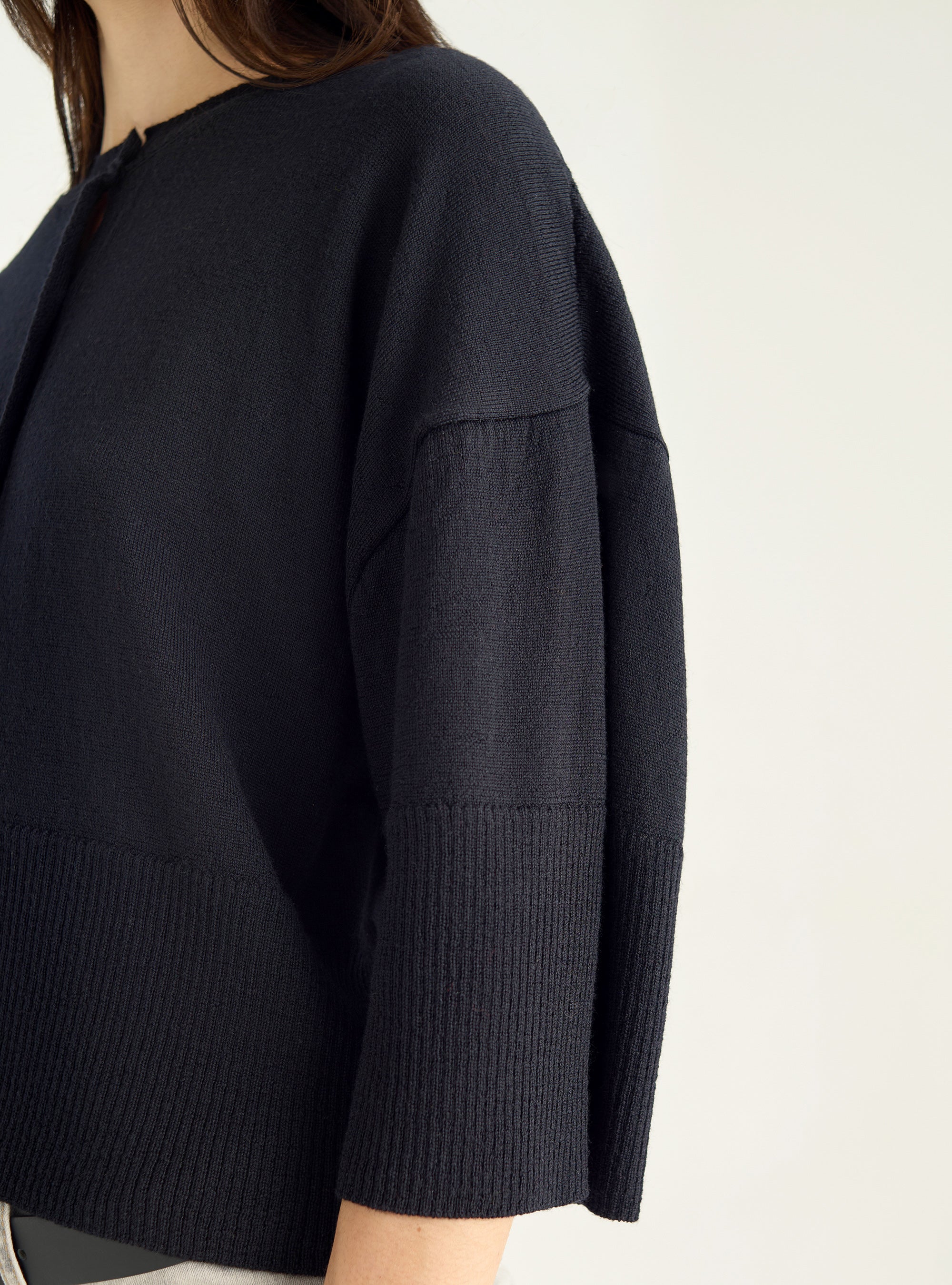 Short-sleeved cardigan T-shirt