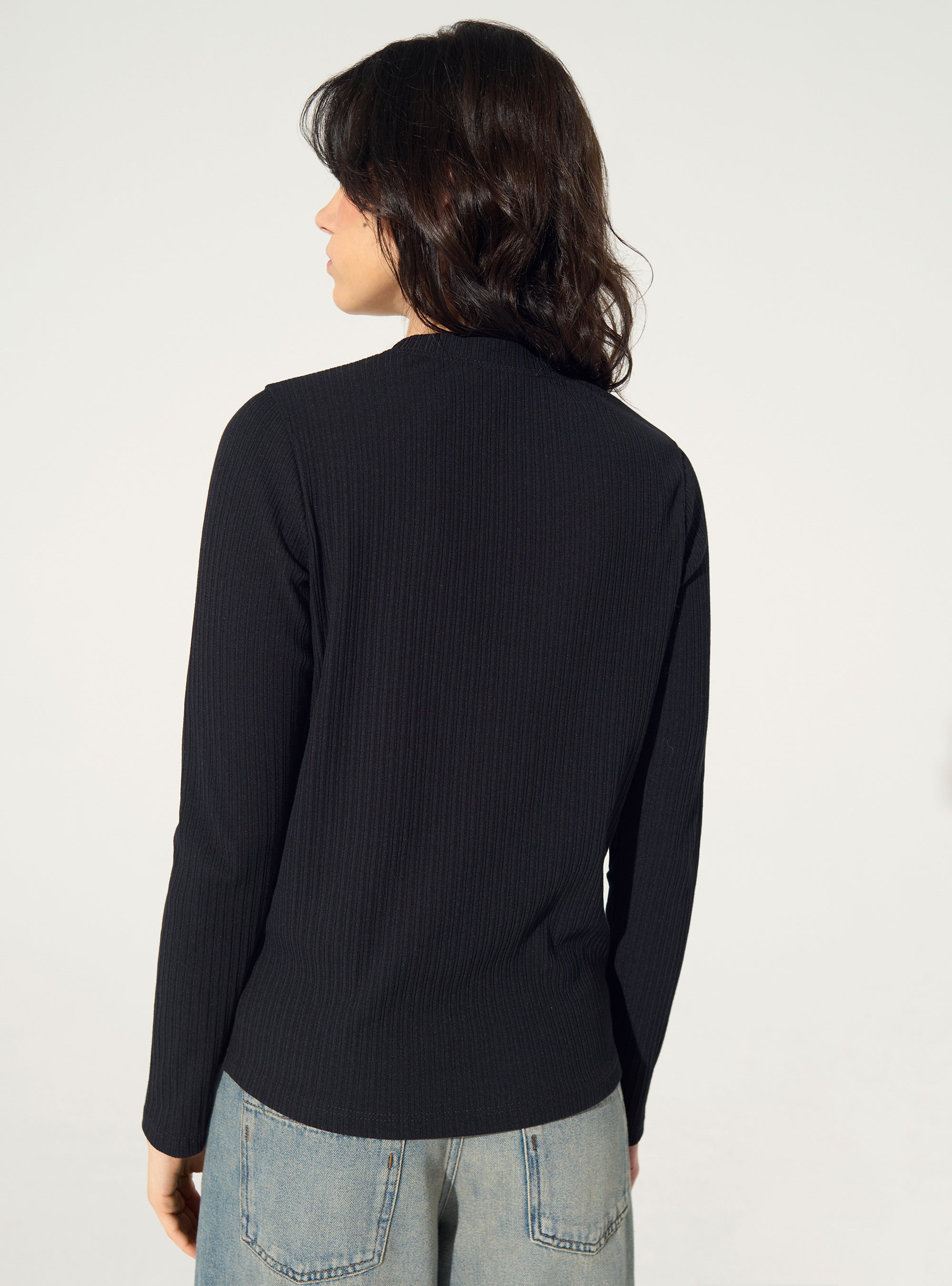 Black cotton cardigan
