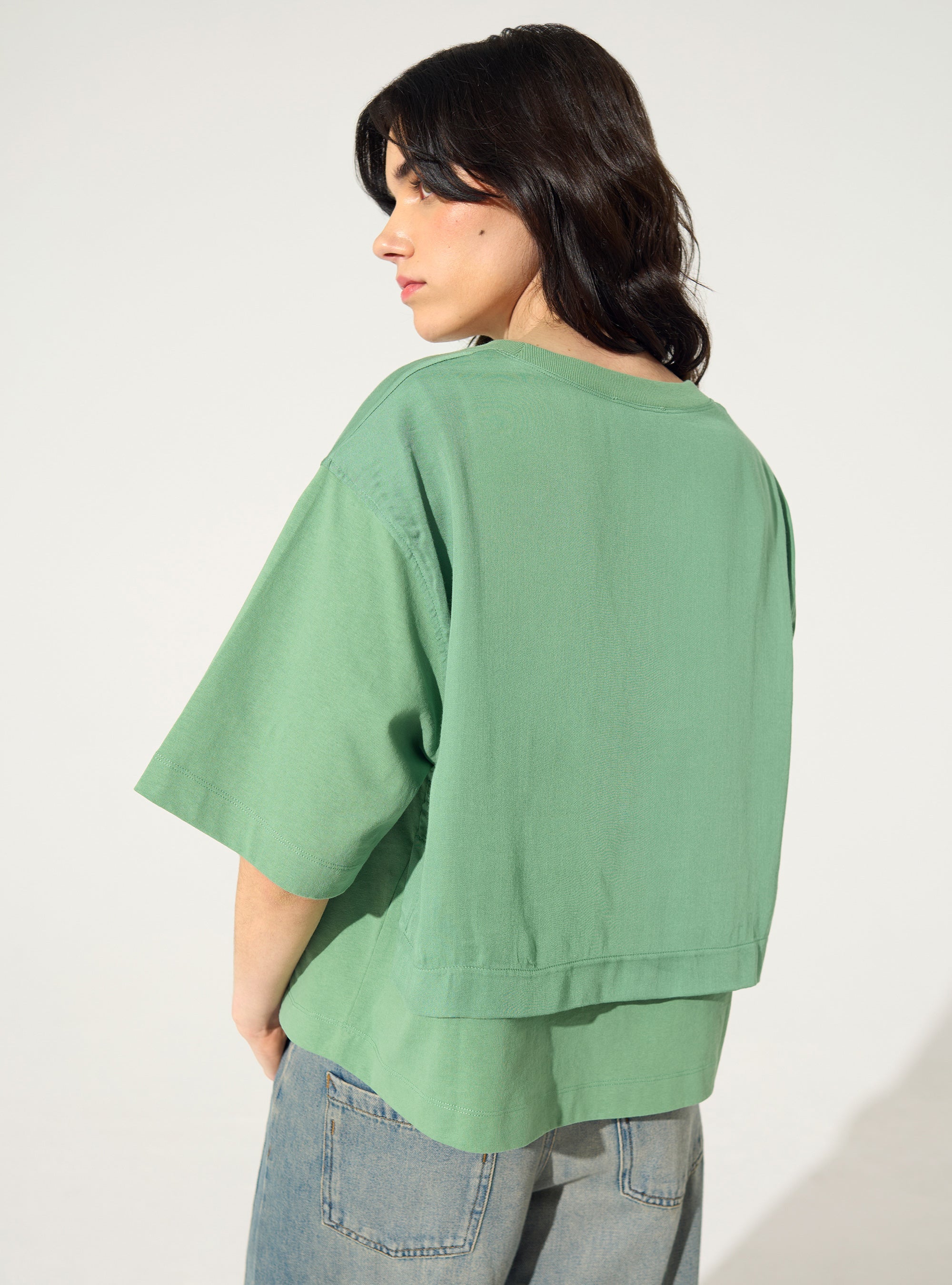 Green Organic Cotton T-Shirt