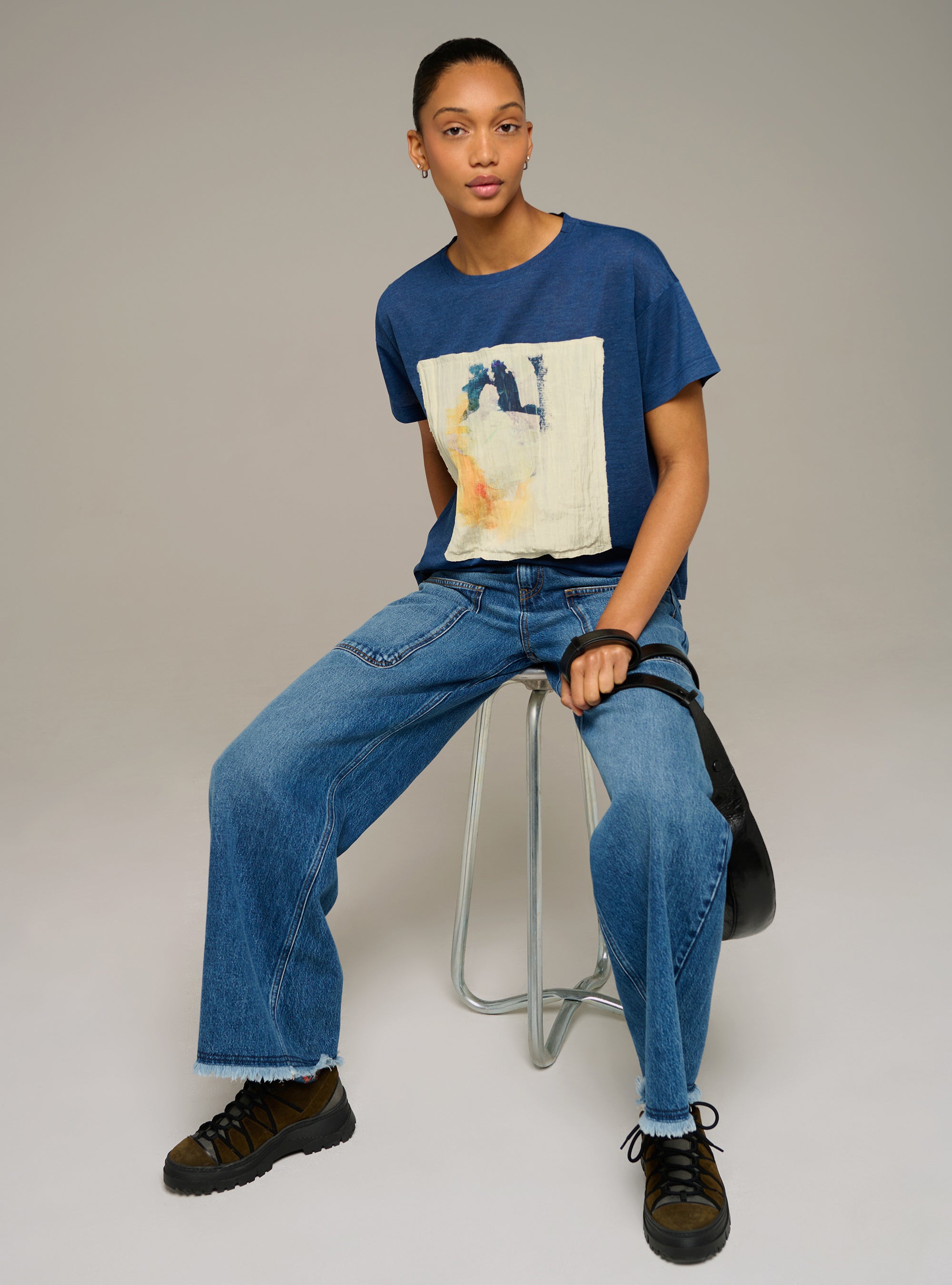 Cotélac acoté Printed short-sleeve tee