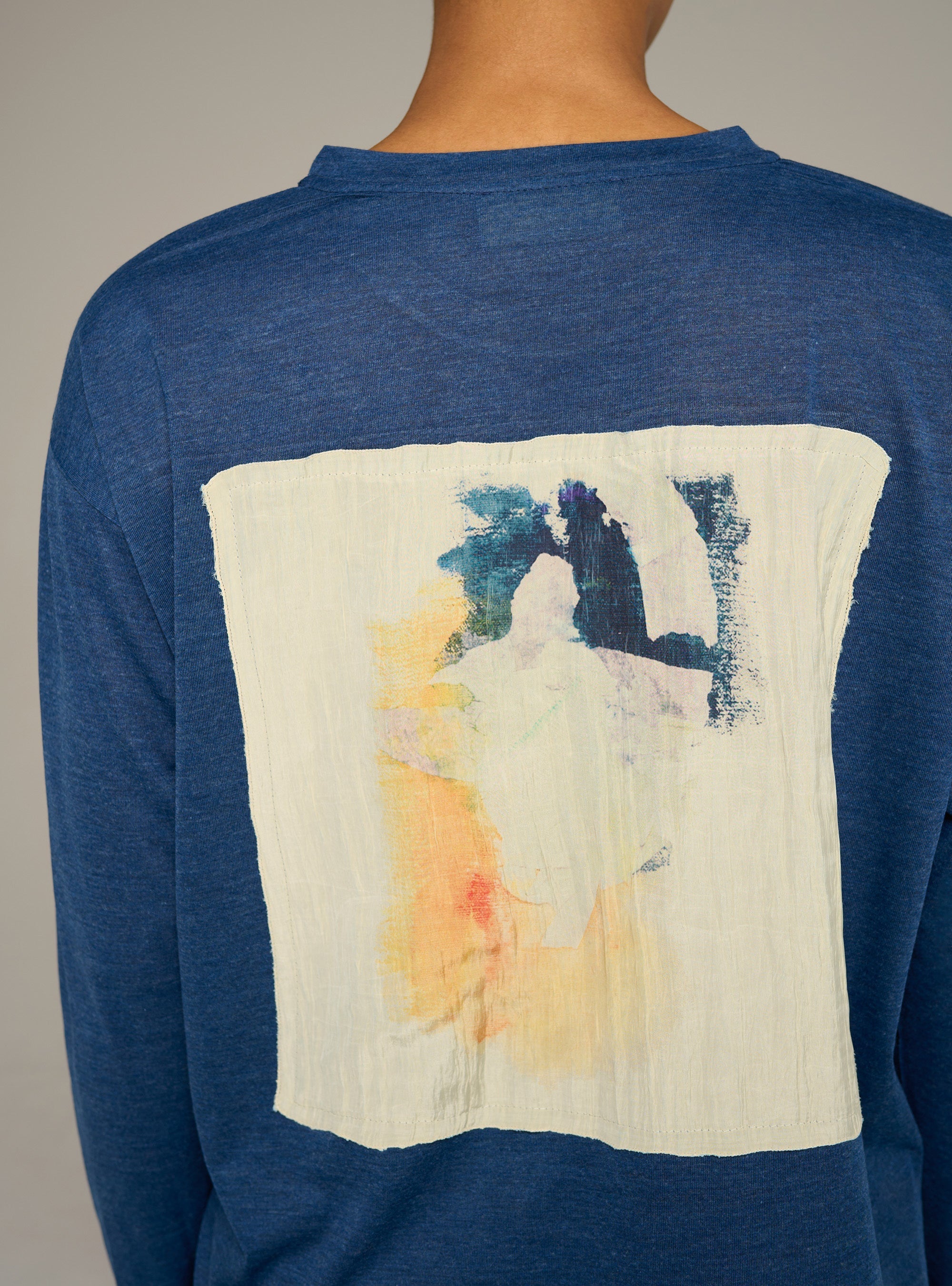 Cotélac Printed long-sleeve tee