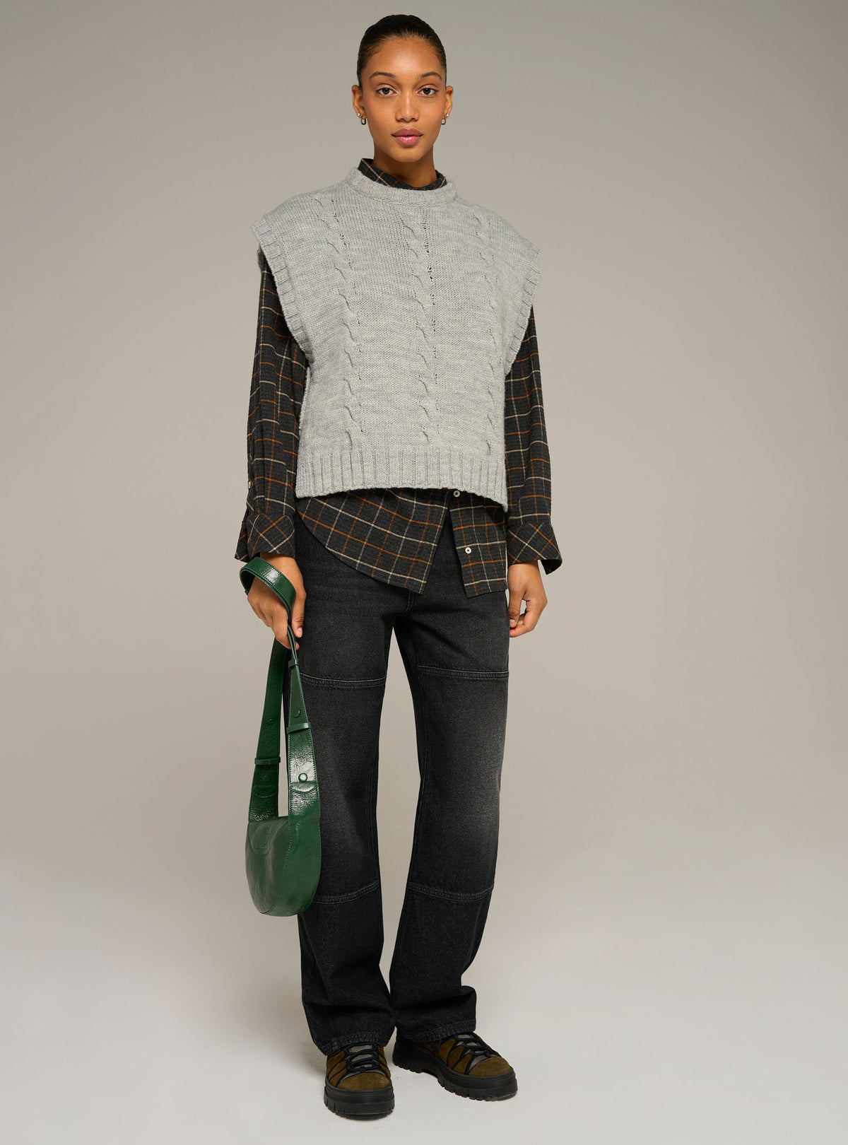 Cotélac acoté Straight-leg jeans