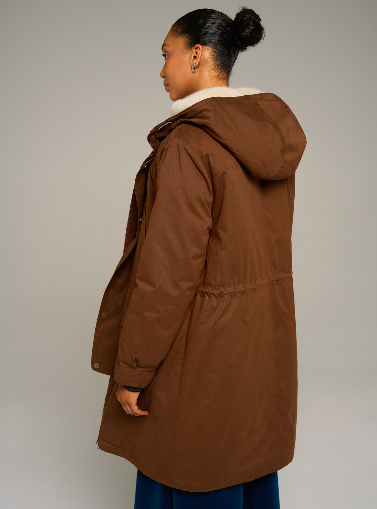 Cotélac Long hooded parka