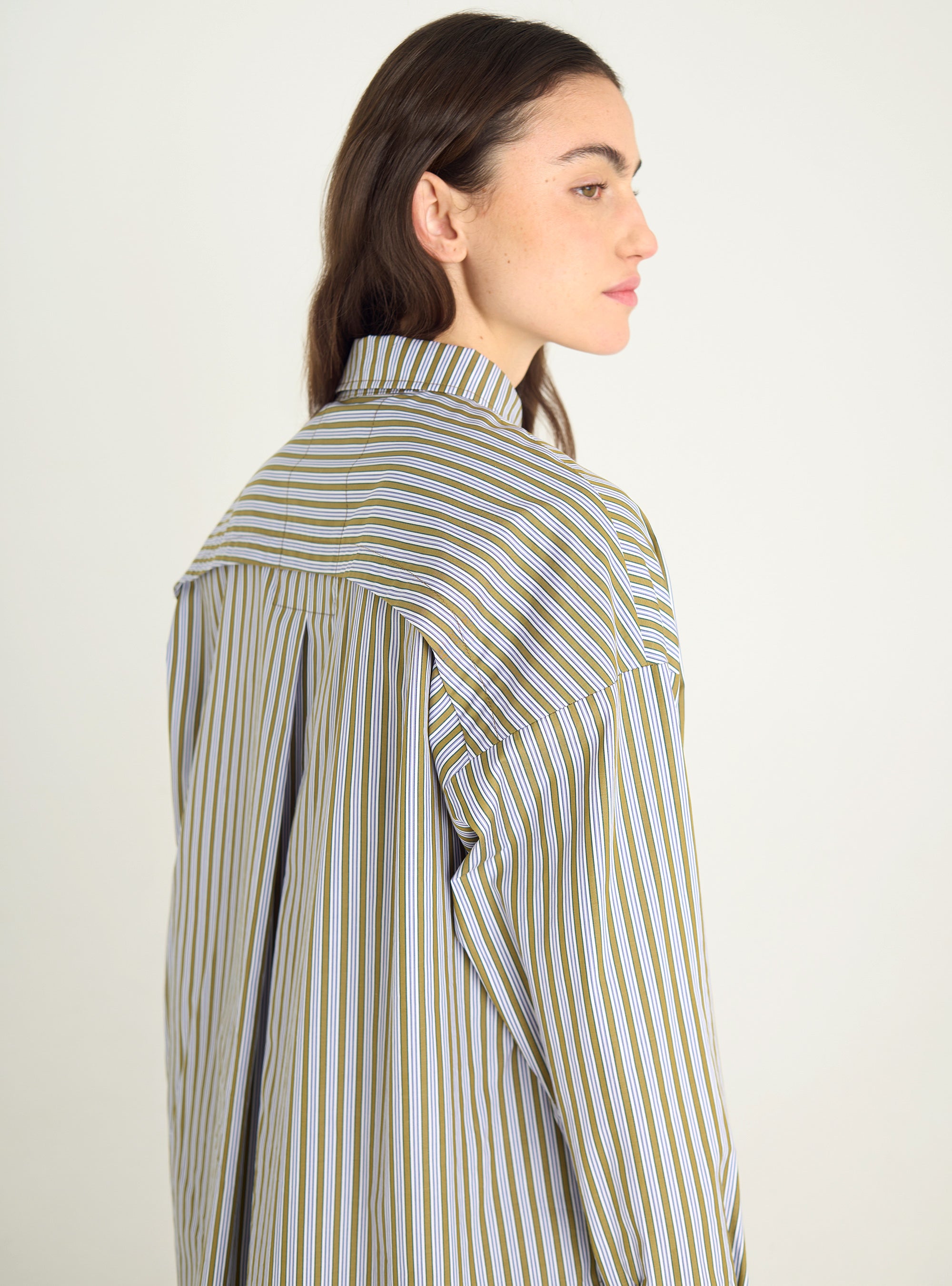 Oversized liquette shirt