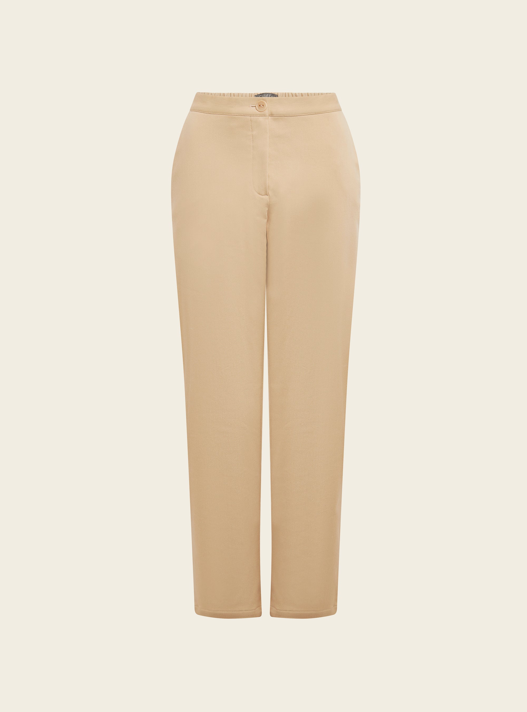 Straight, close-fitting pants