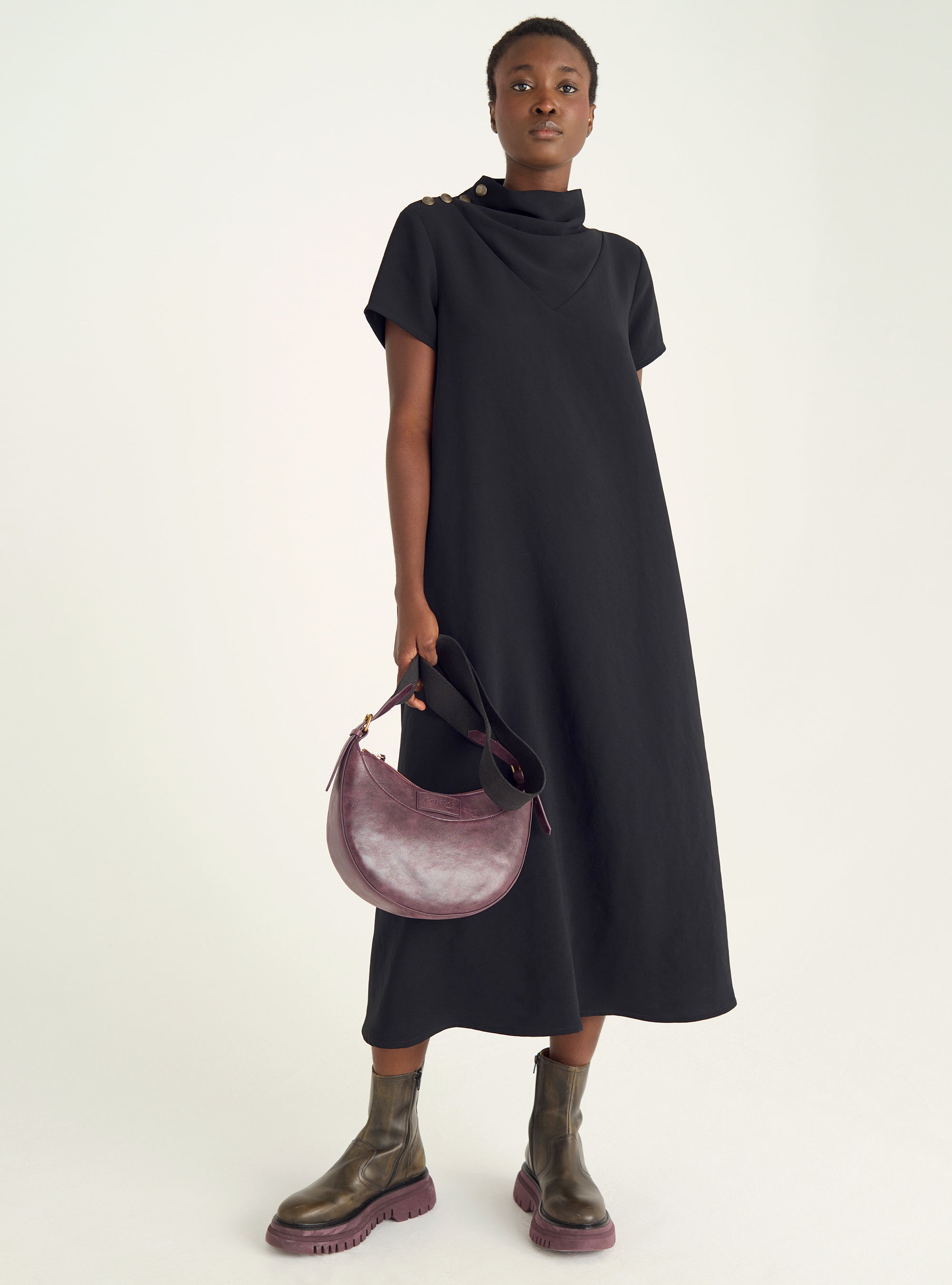 Long structured dress