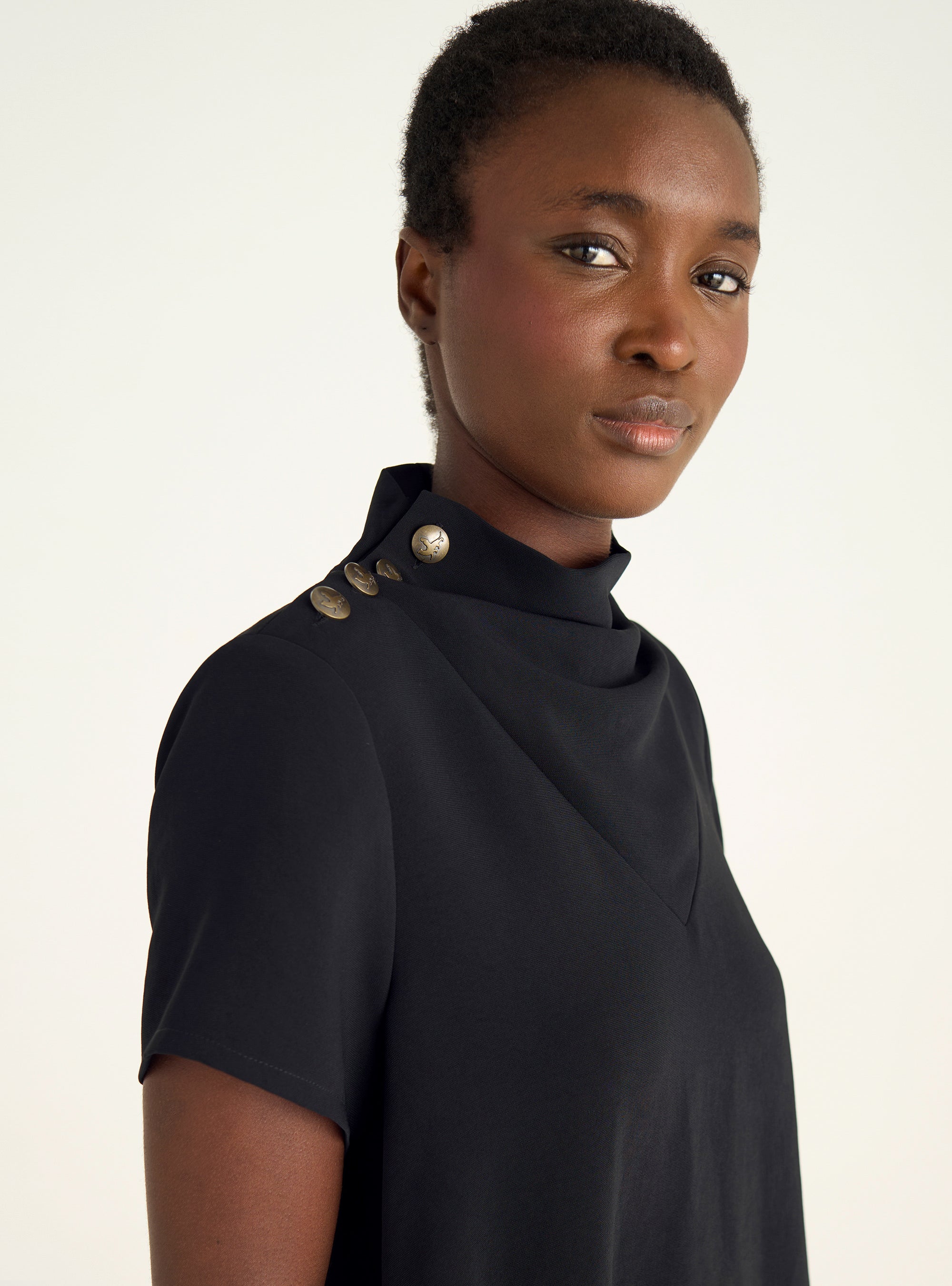 Long structured dress