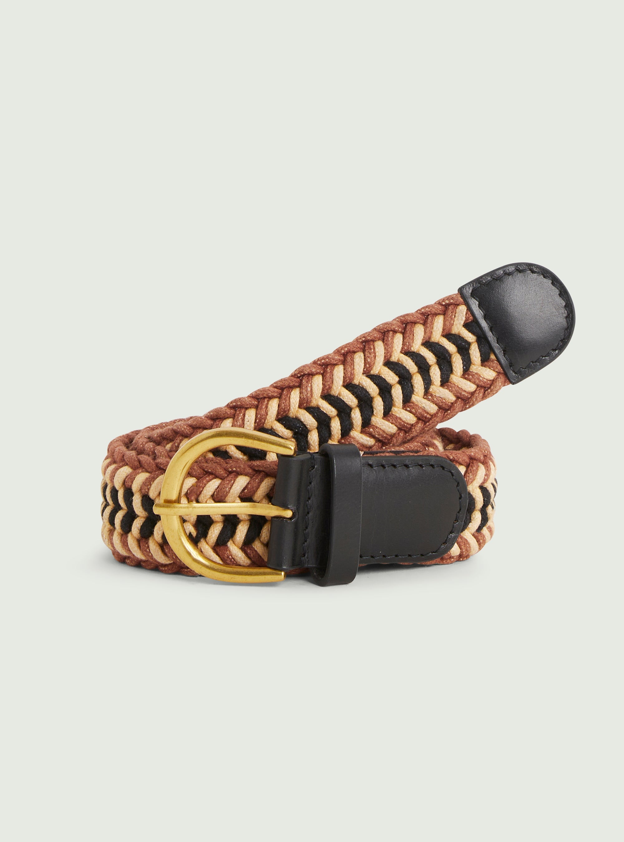 Black cotton belt