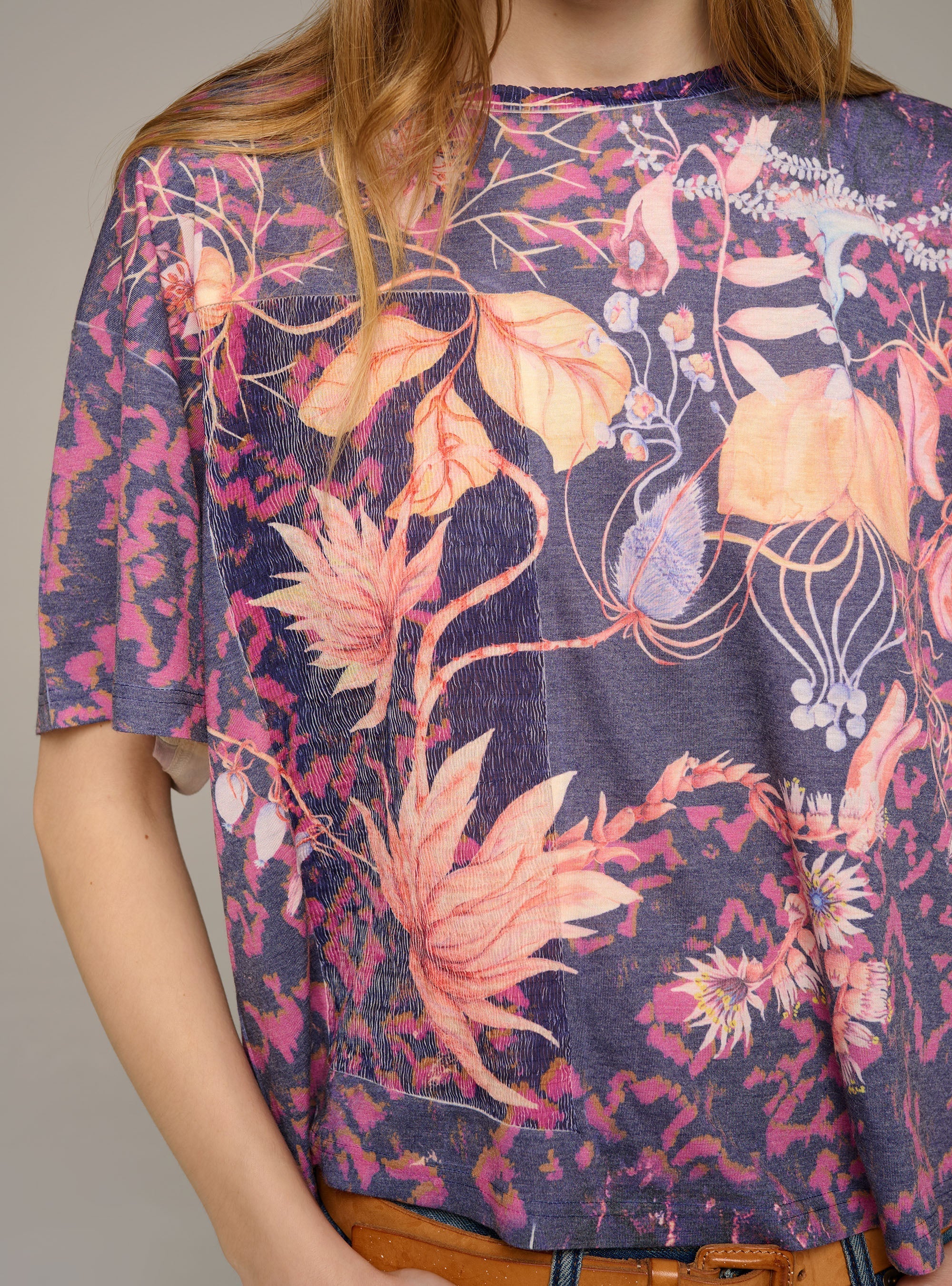 Cotélac Printed short-sleeve tee
