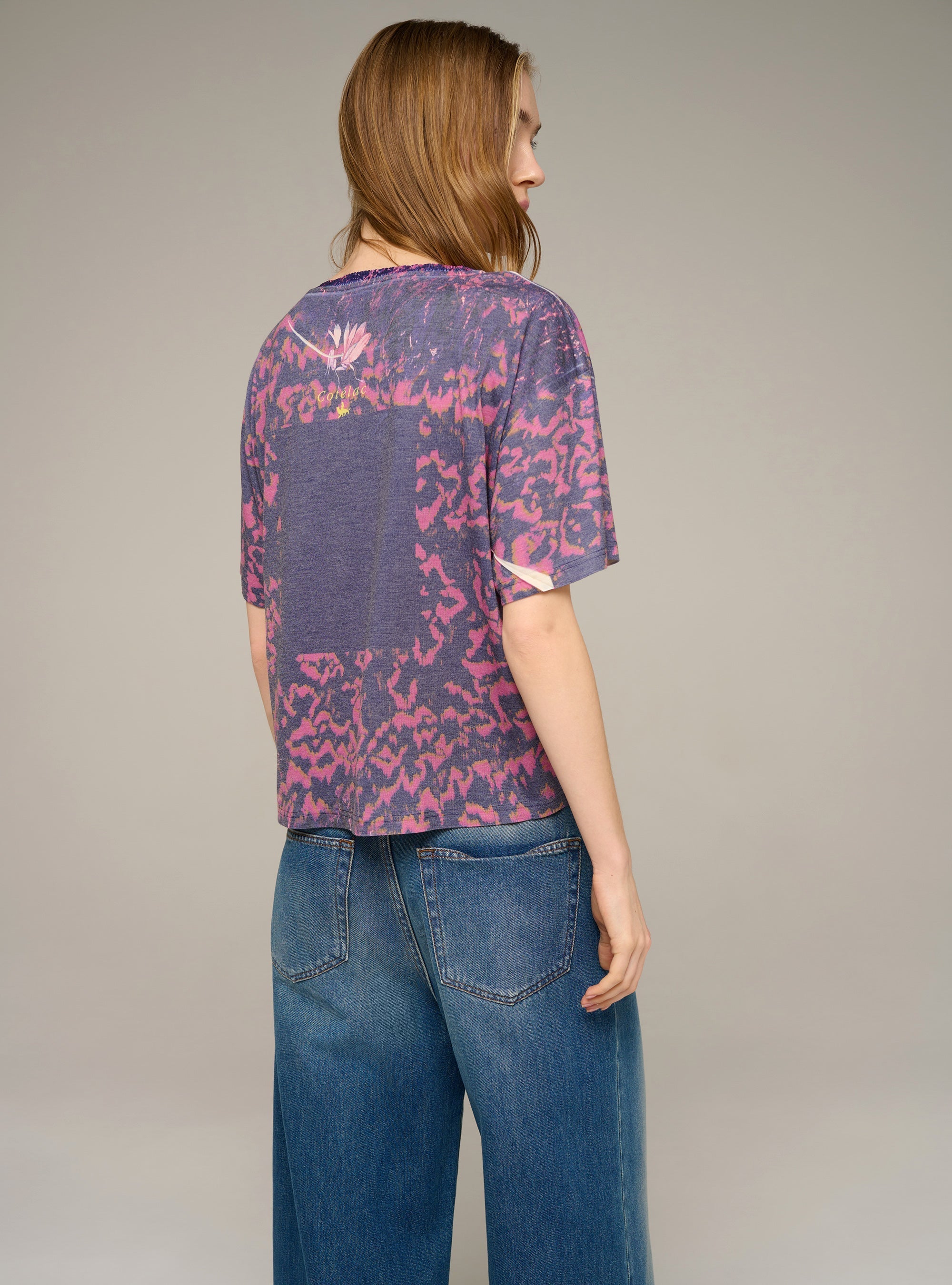 Cotélac Printed short-sleeve tee