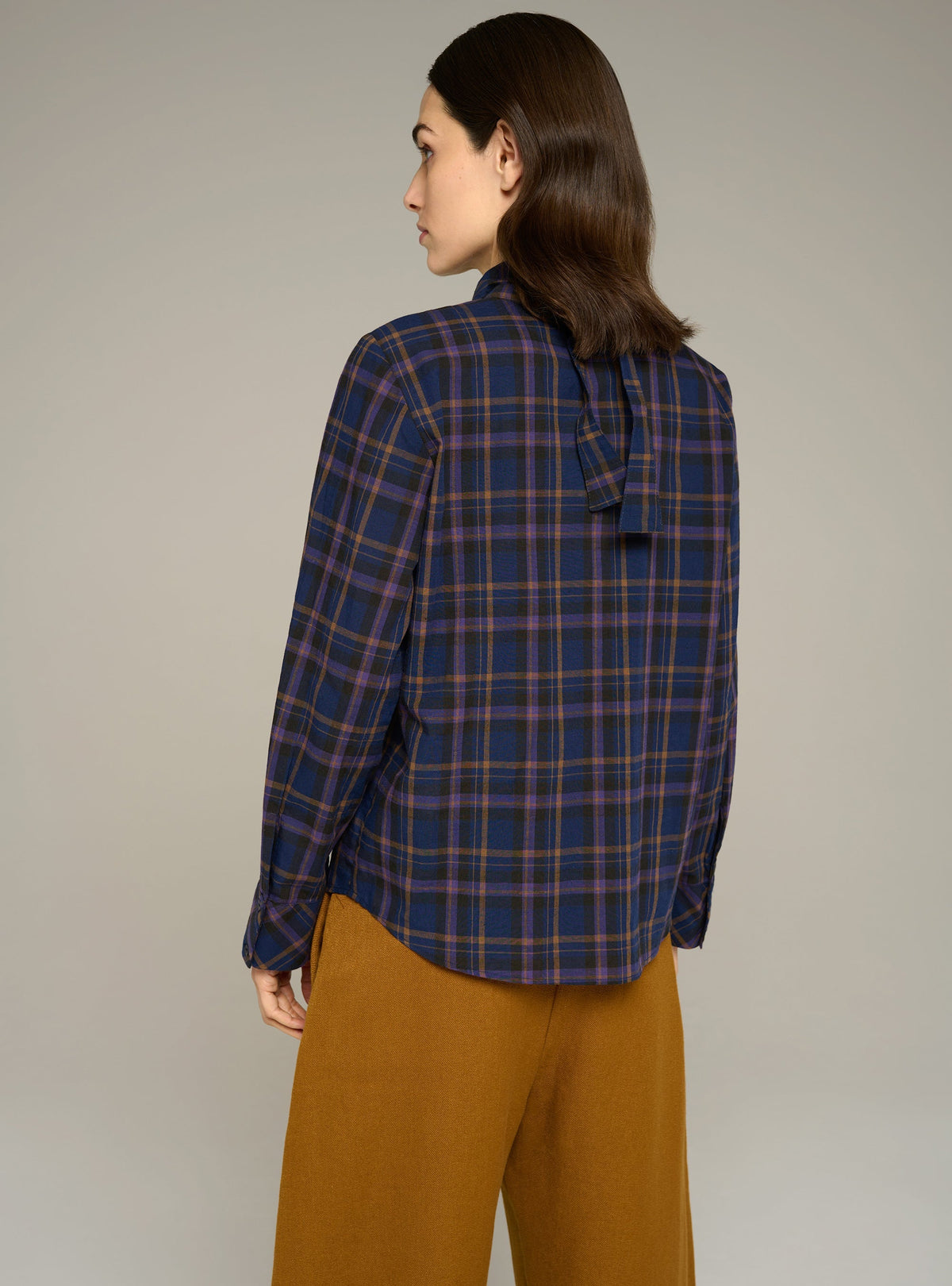 Cotélac Long-sleeve jabot shirt