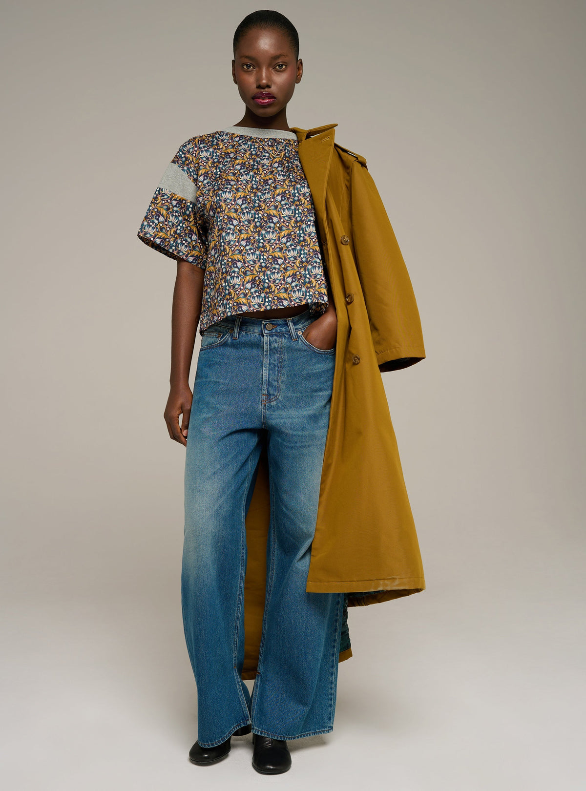 Cotélac Liberty-print blouse