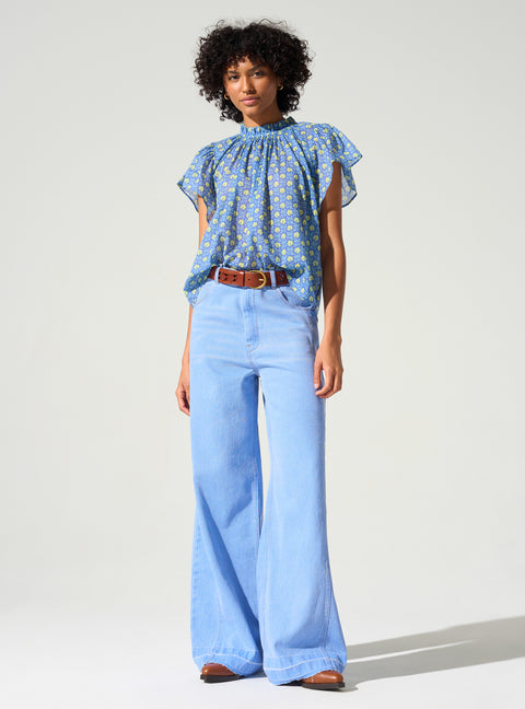 Bohemian printed blouse