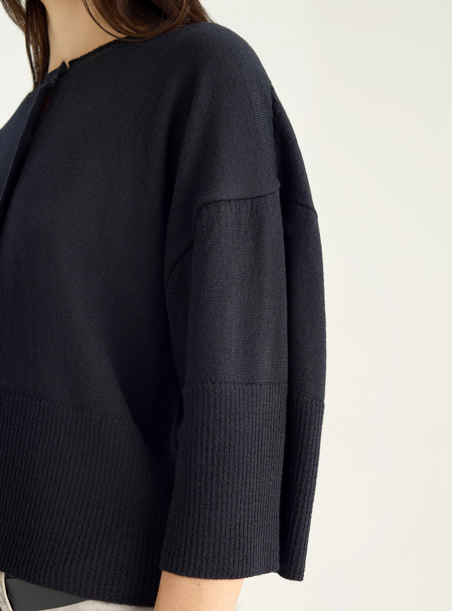 Short-sleeved cardigan T-shirt