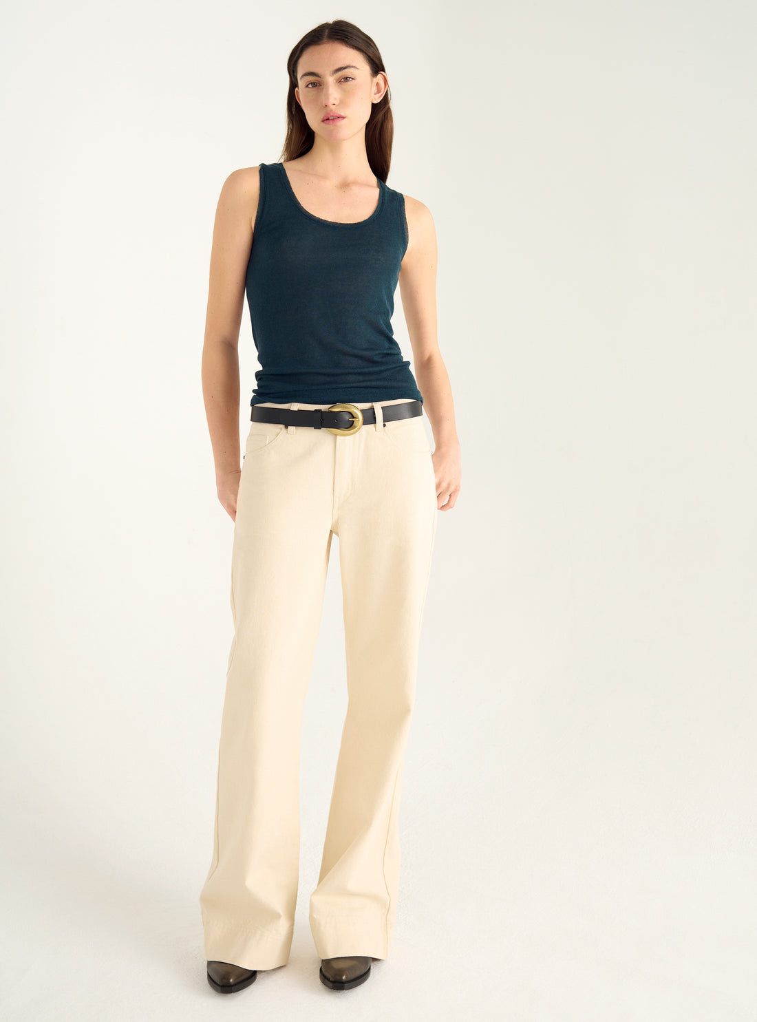 Lyocell jersey tank top