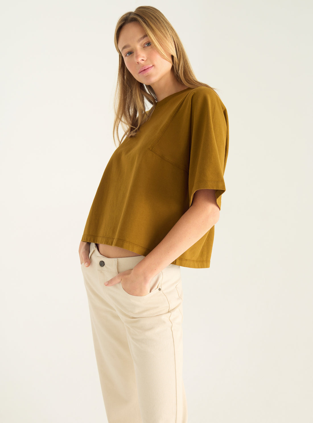 Organic cotton boxy t-shirt