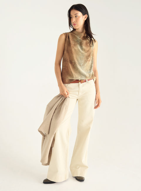 Cowl neck top