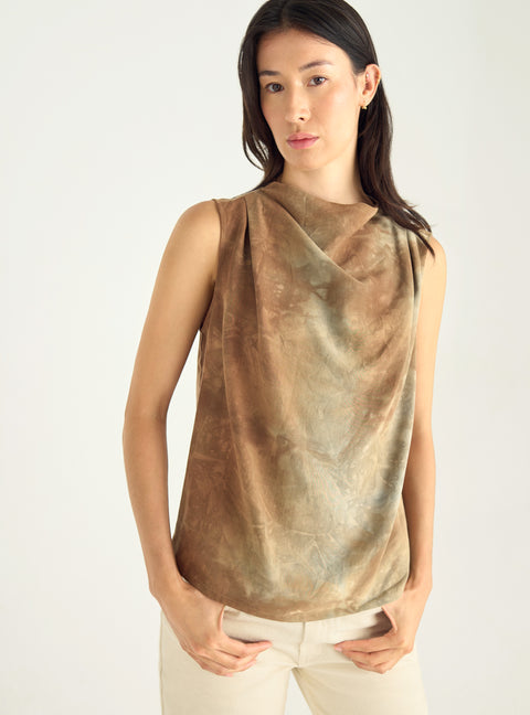 Cowl neck top