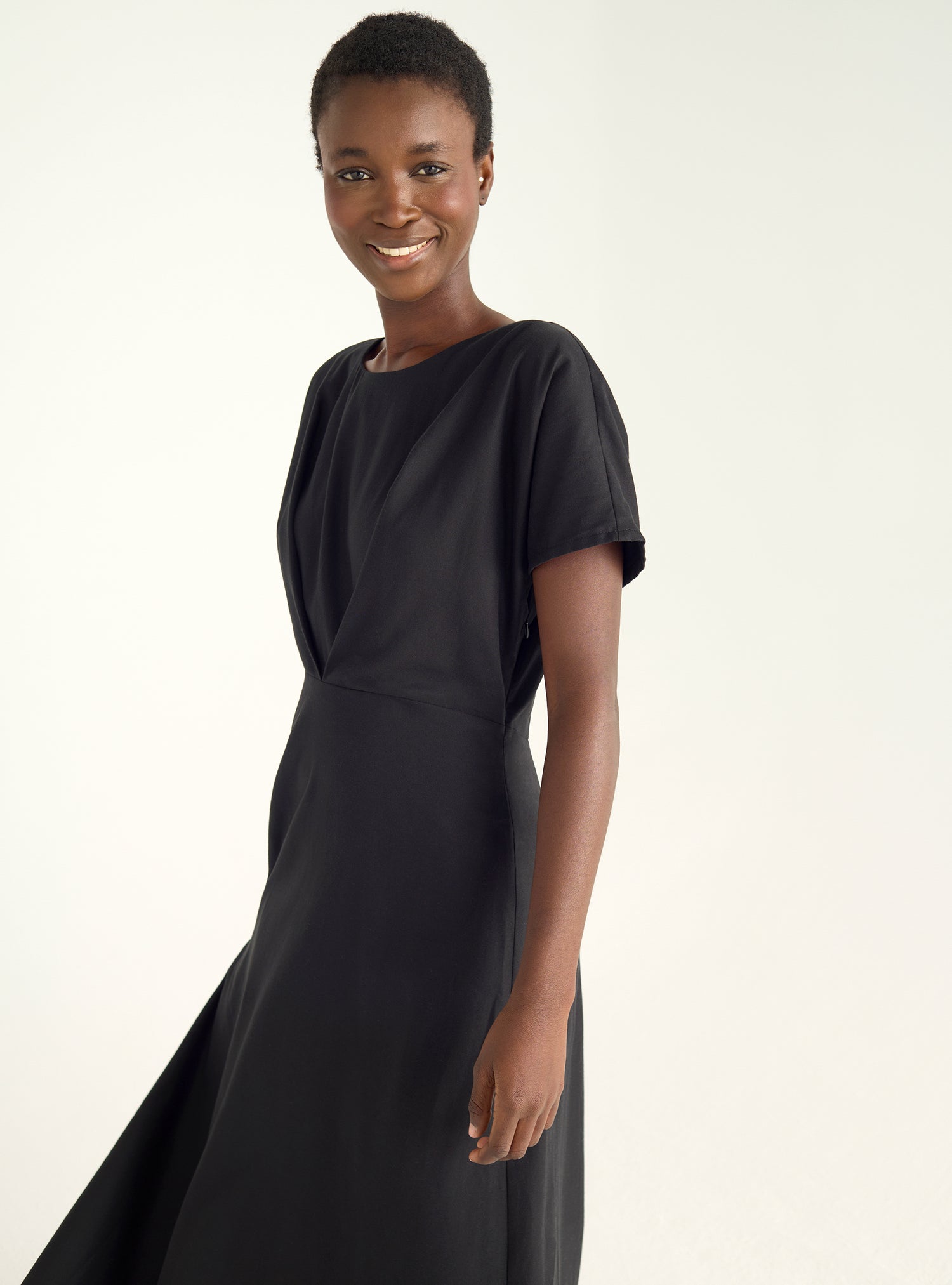 Asymmetrical midi dress