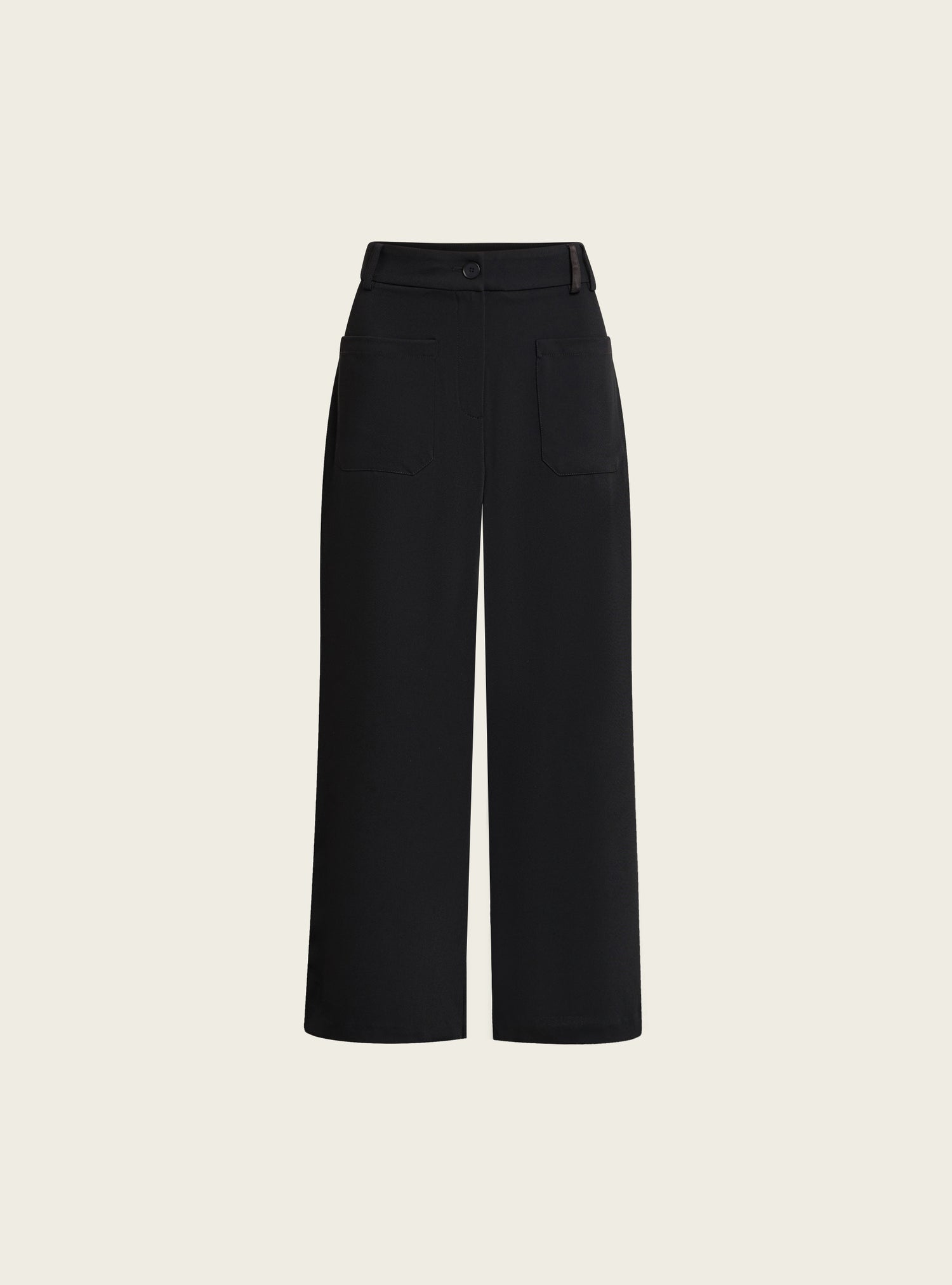 High-waisted cropped pants
