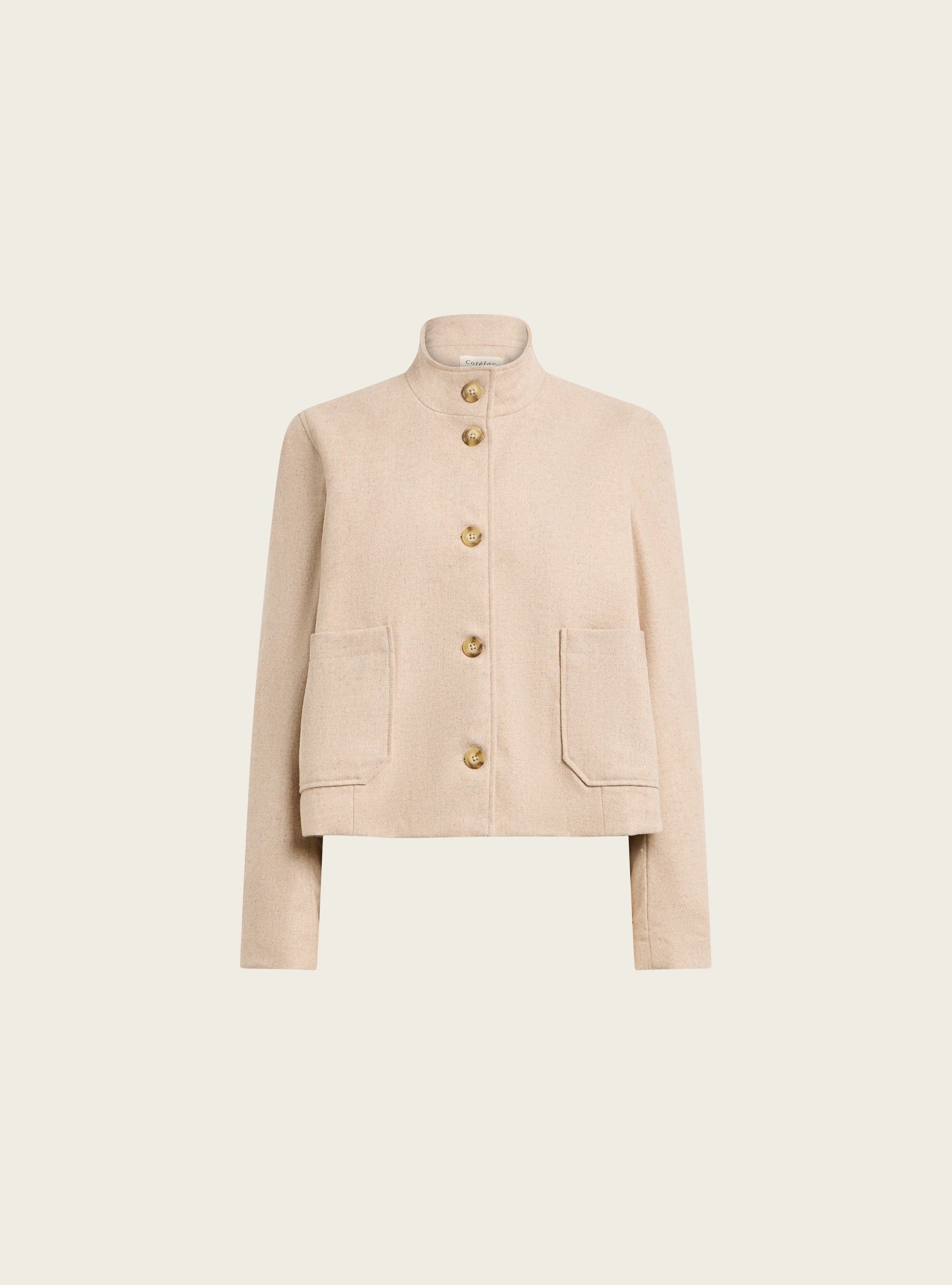 Short jacket in woollen cloth