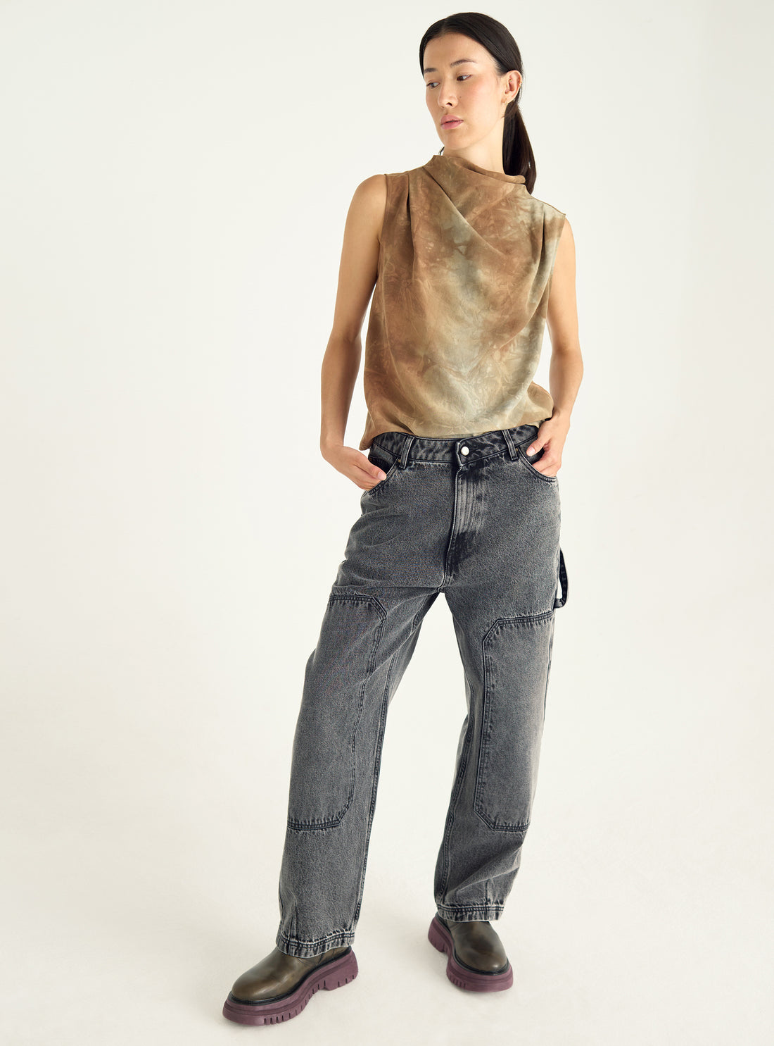 100% cotton carpenter jeans