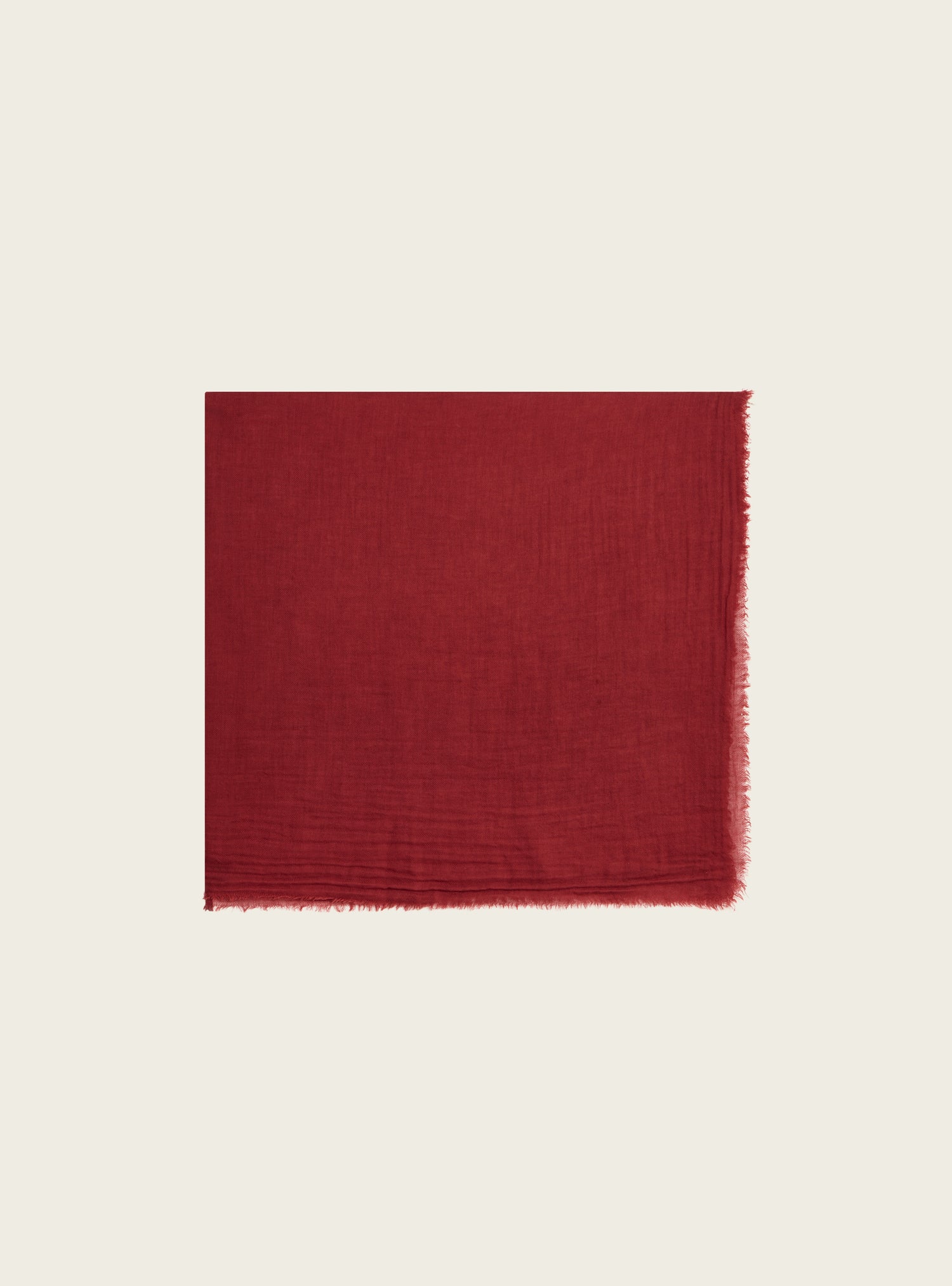 Square scarf in lyocell and wool