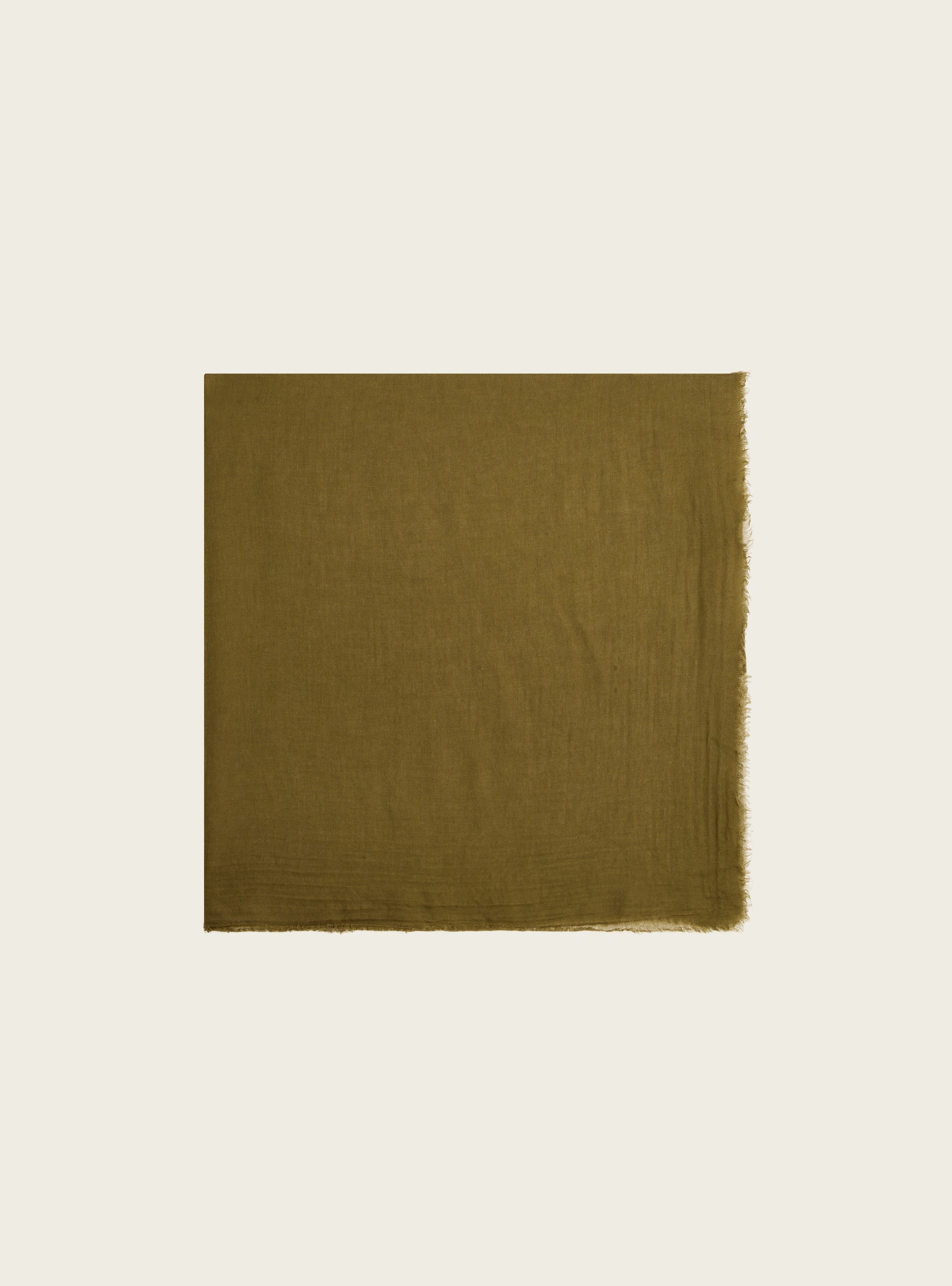 Square scarf in lyocell and wool