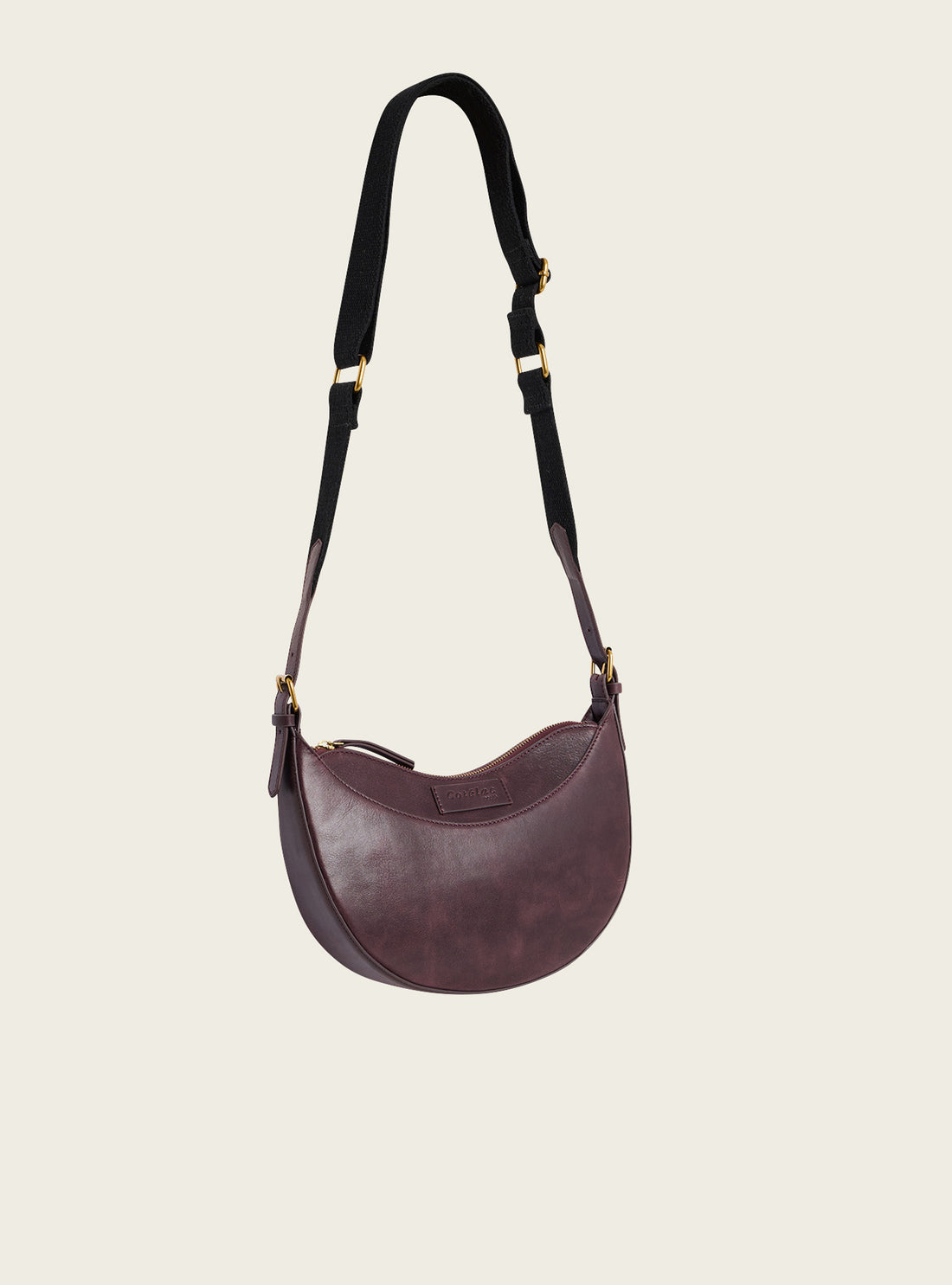 Mini patinated leather bag