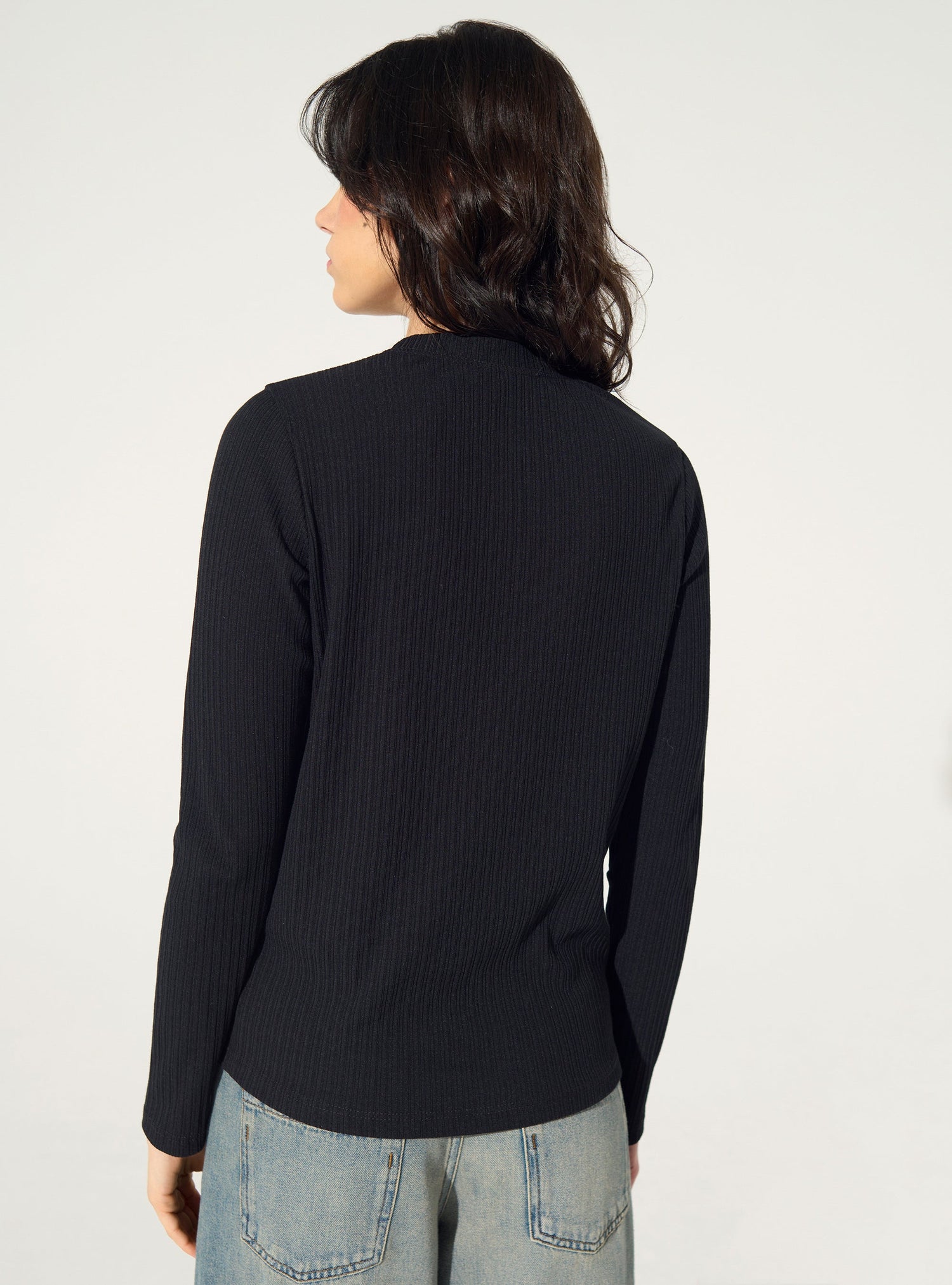 Black cotton cardigan