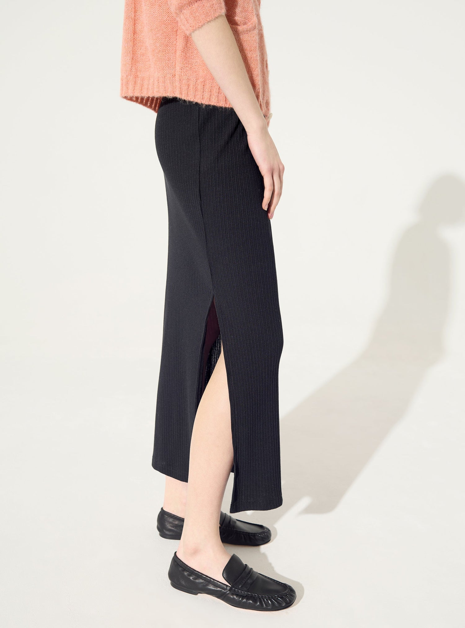 Black cotton skirt