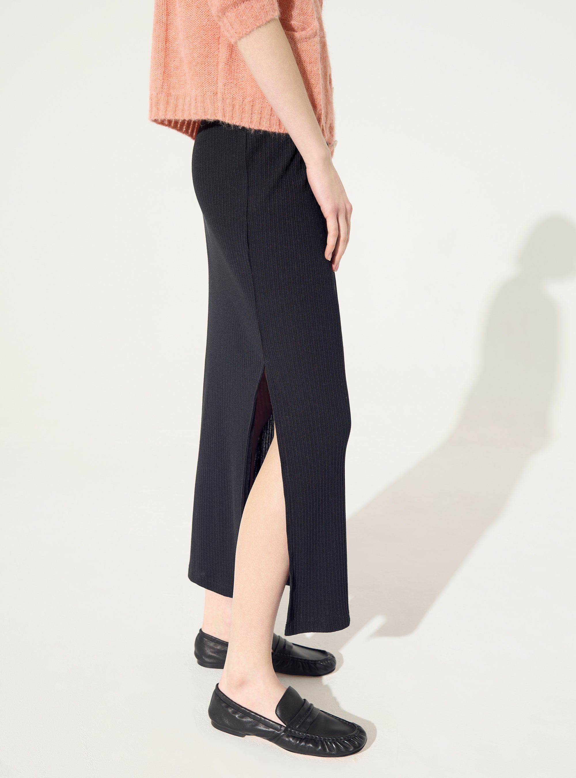 Black cotton skirt