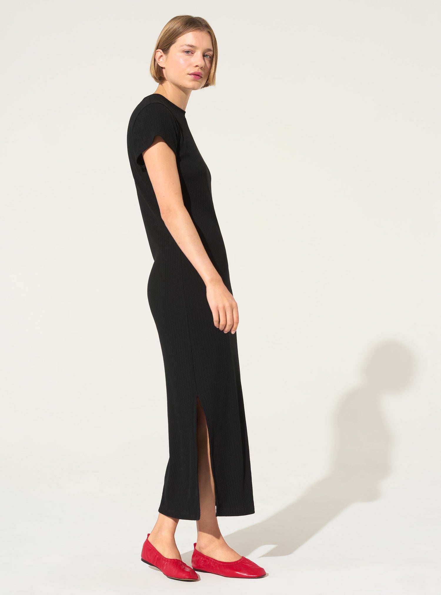 slim fit dress slacks Black Bodycon Dress Organic Cotton