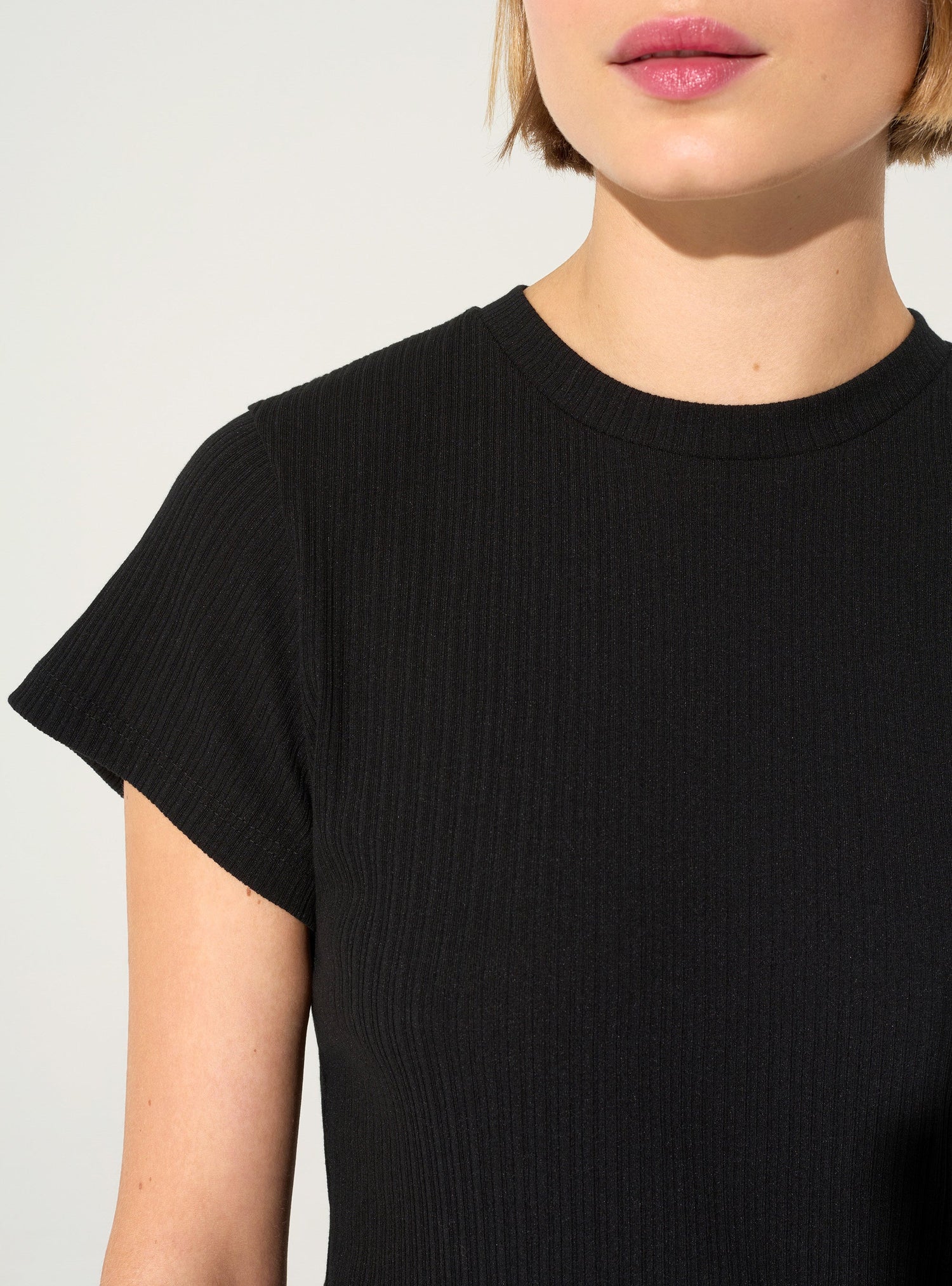 Black cotton dress