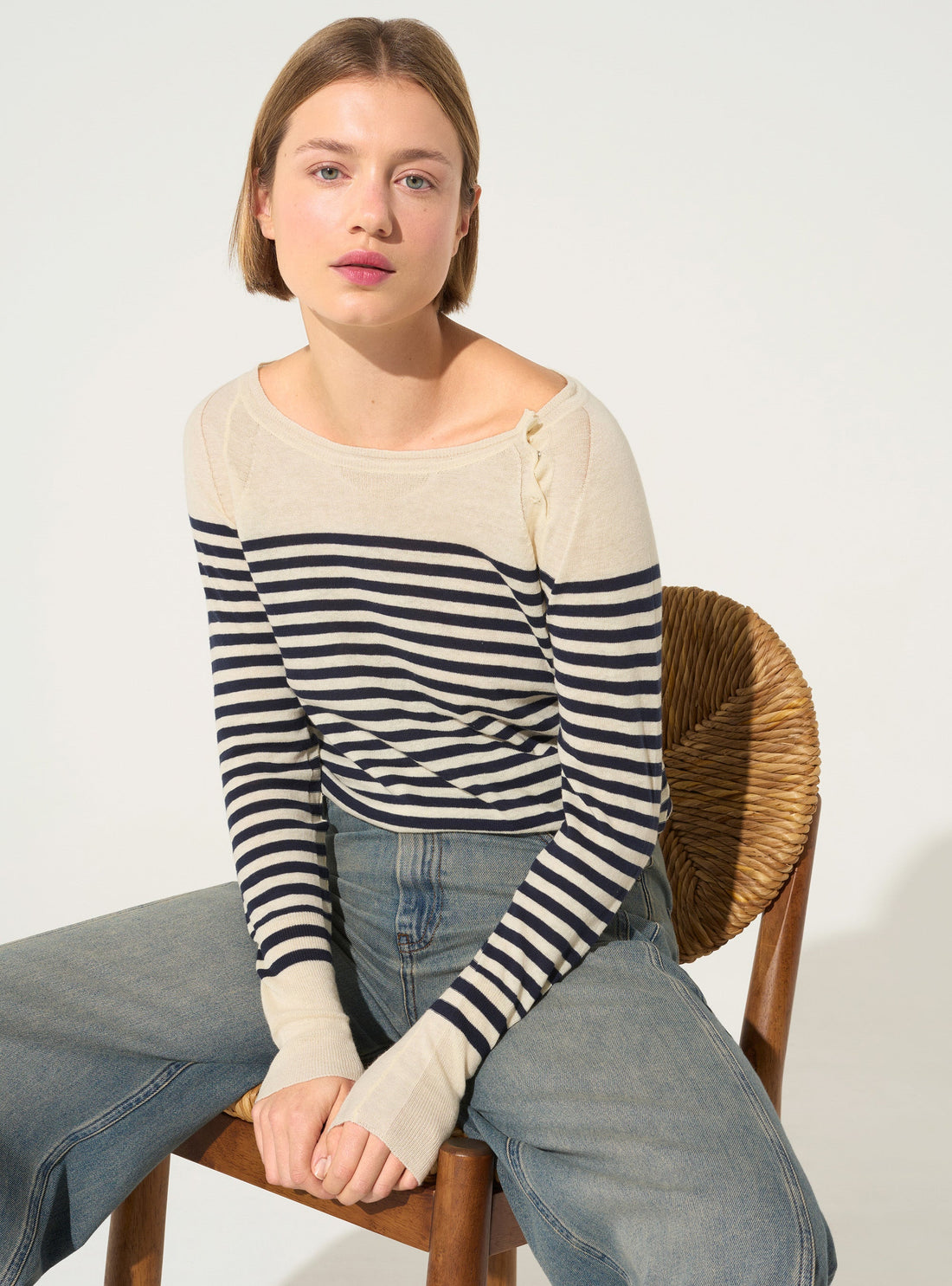 Cotton sailor shirt