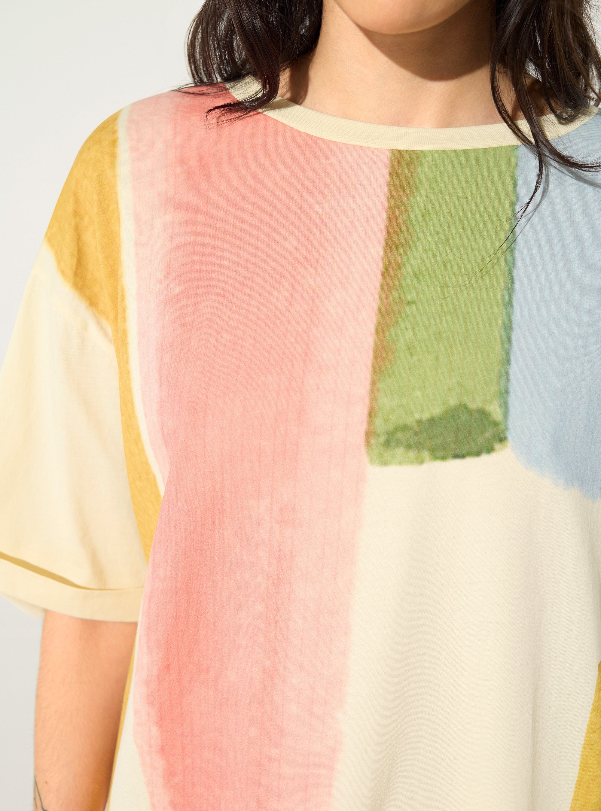 Organic cotton home printed T-shirt