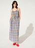 Cotton checkered dress