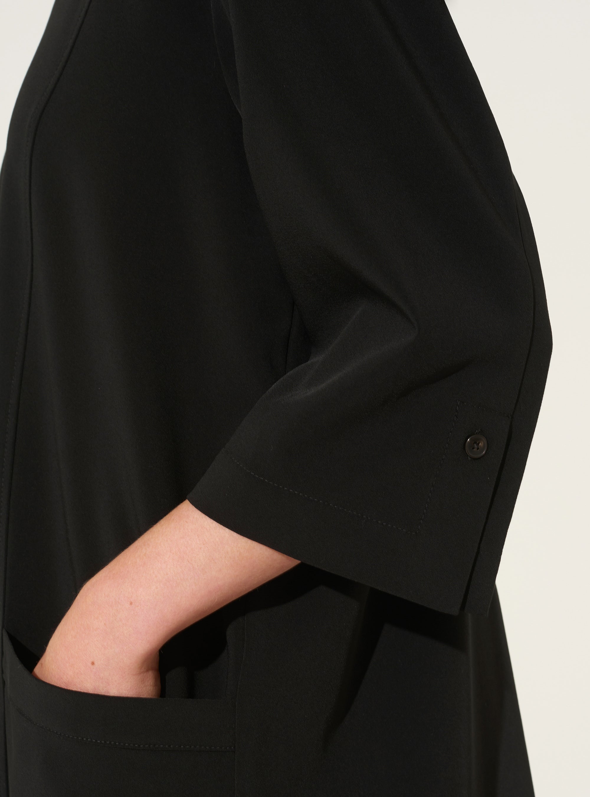 Loose black dress