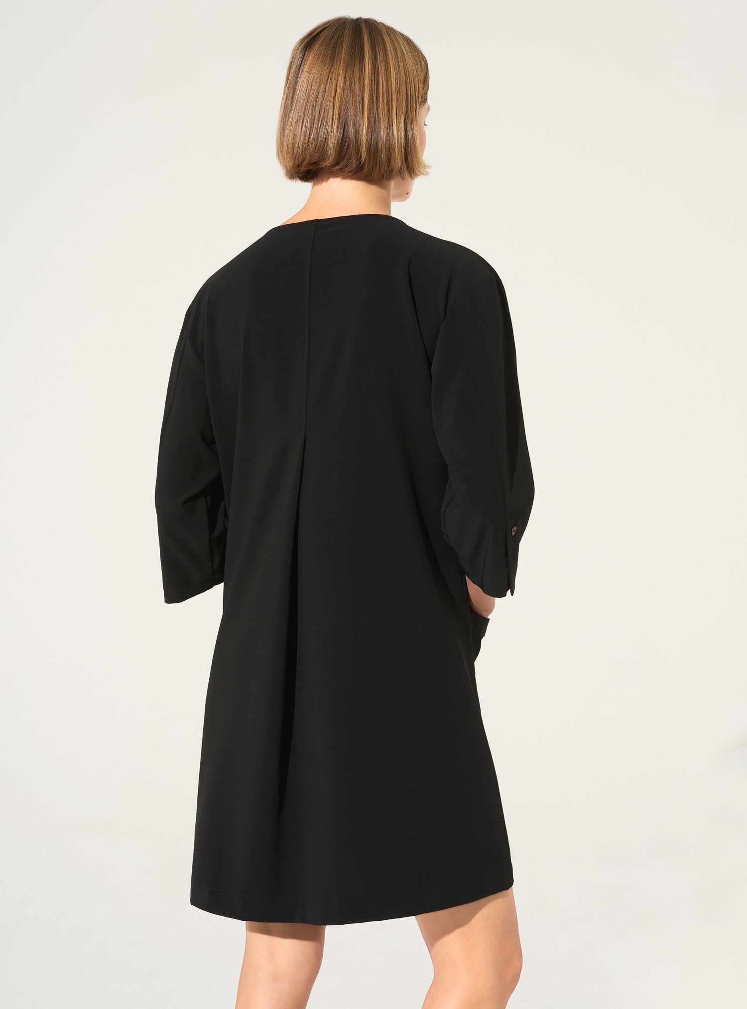 Loose black dress