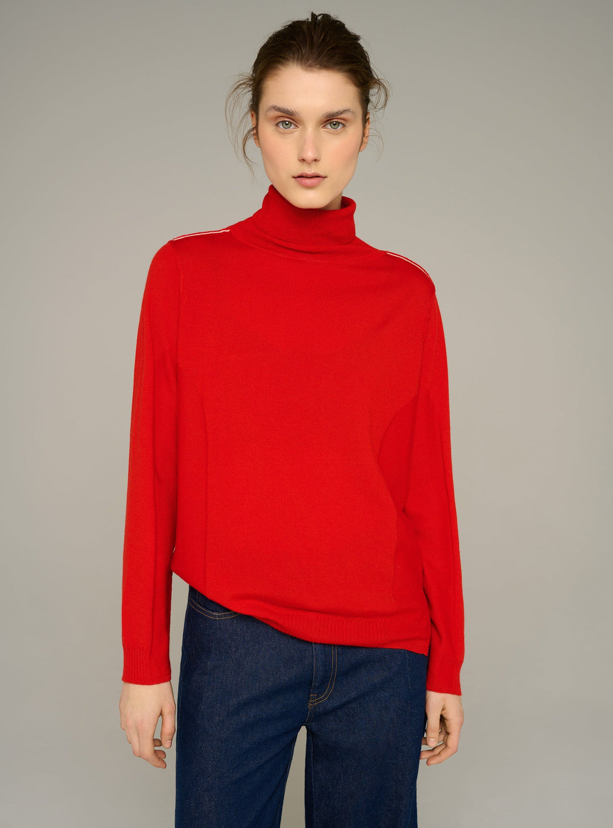 Cotélac Fine-knit wool turtleneck sweater