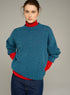 Cotélac acoté Oversized cable-knit crewneck sweater