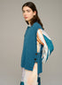 Sleeveless cable-knit sweater
