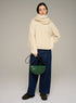 Cotélac acoté Oversized ribbed-knit crewneck sweater