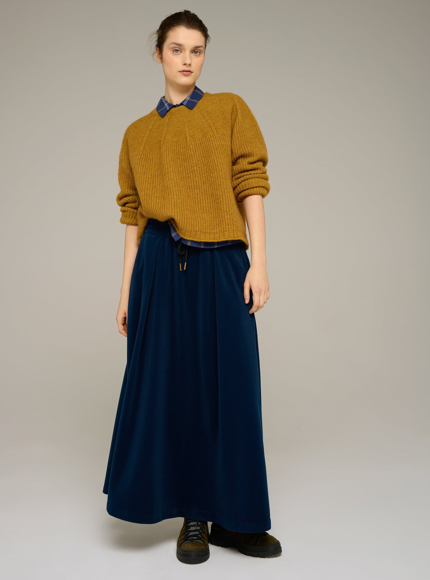 Cotélac acoté Oversized ribbed-knit crewneck sweater