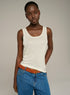 Cotélac acoté Fitted crewneck jersey tank top