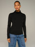 Cotélac acoté Fitted long-sleeve turtleneck jersey top