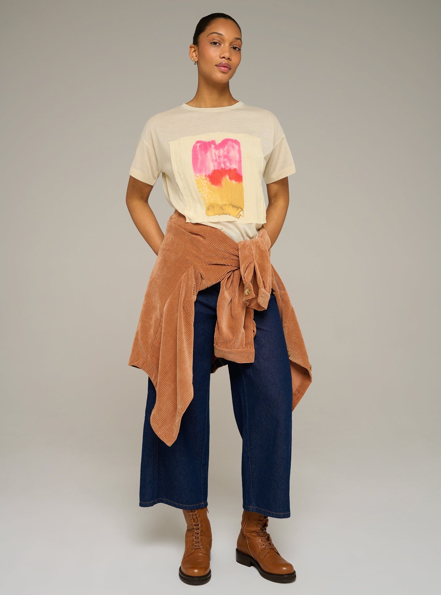 Cotélac acoté Printed short-sleeve tee