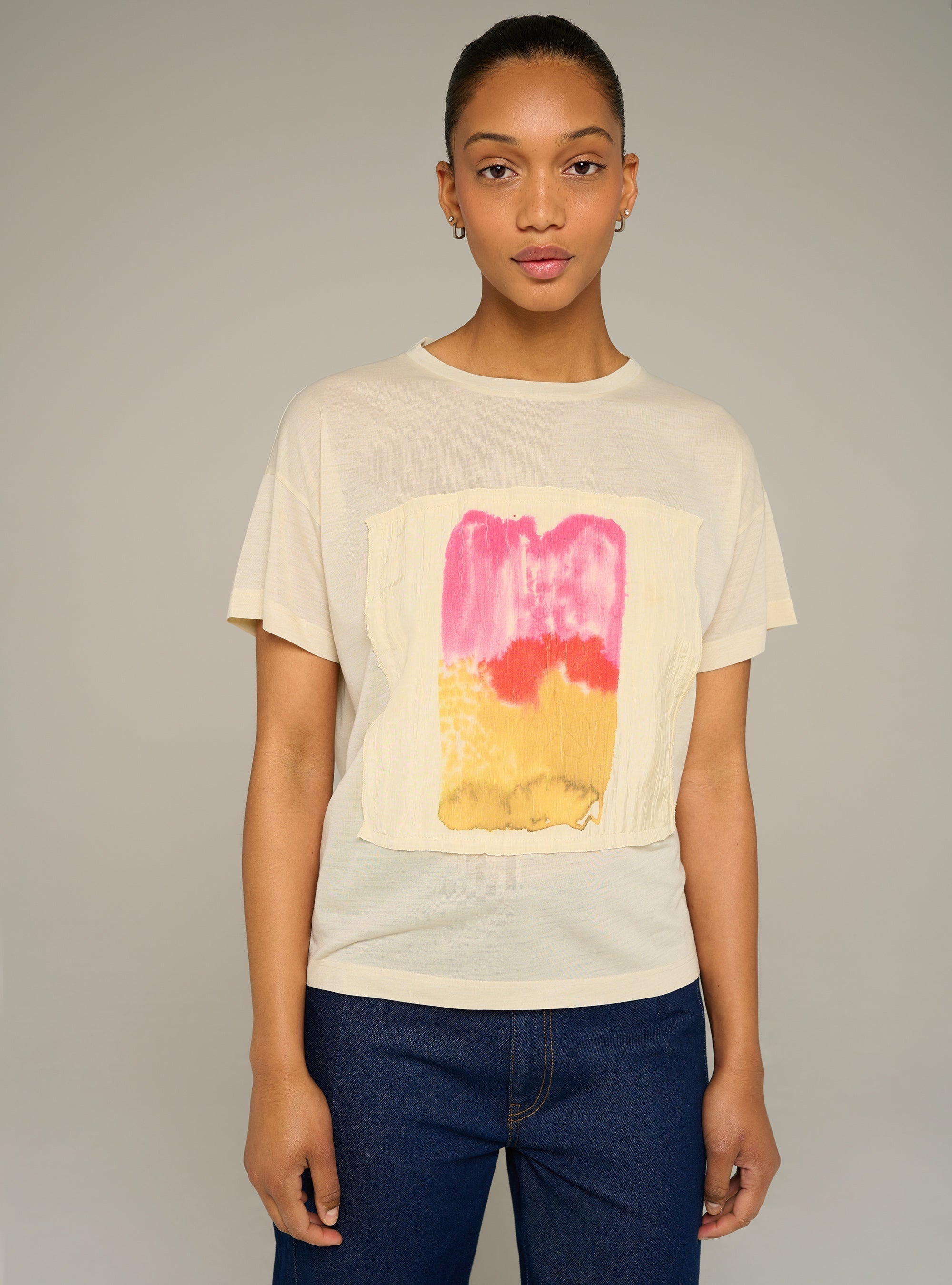 Cotélac Printed short-sleeve tee