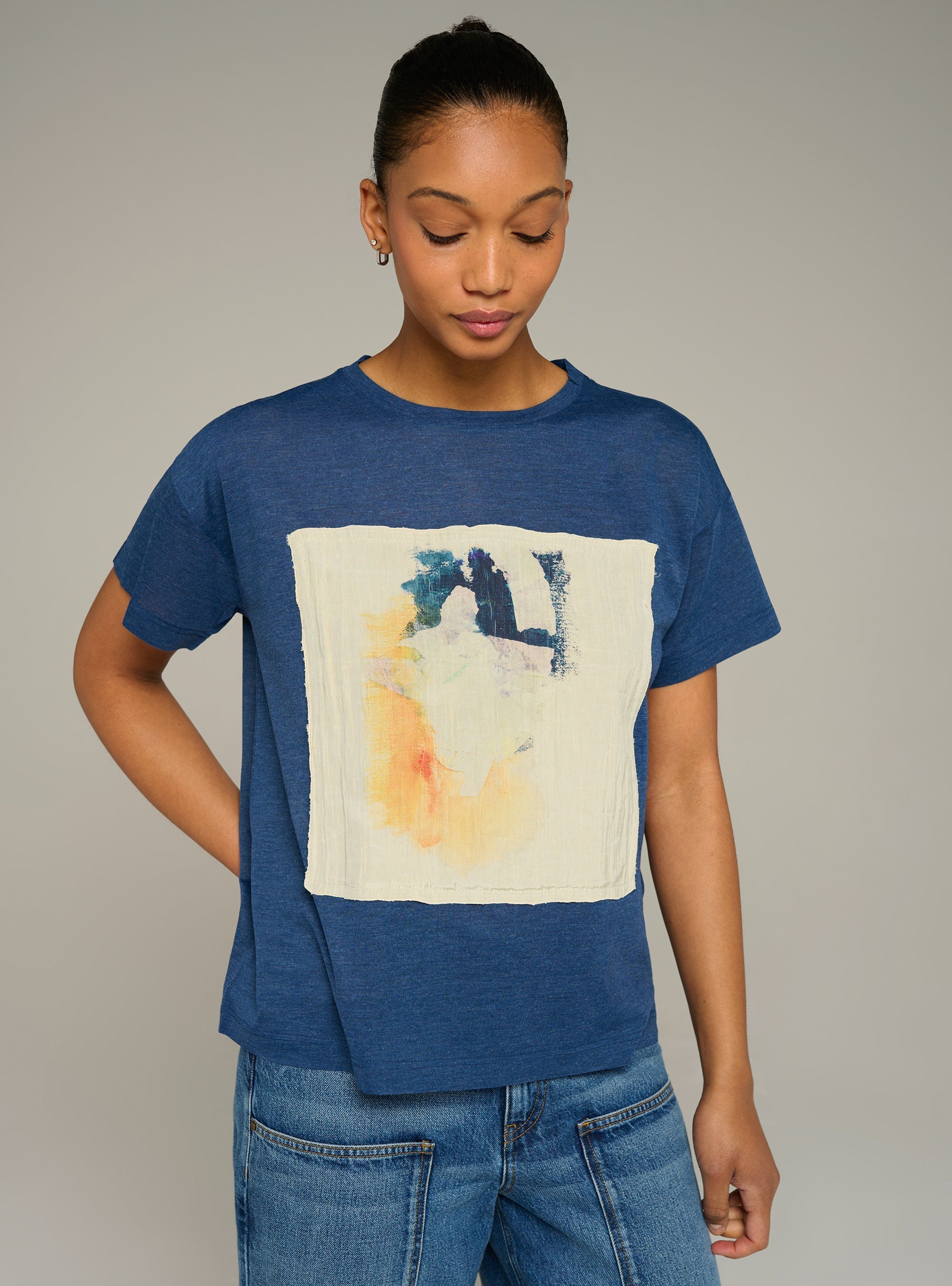 Cotélac Printed short-sleeve tee